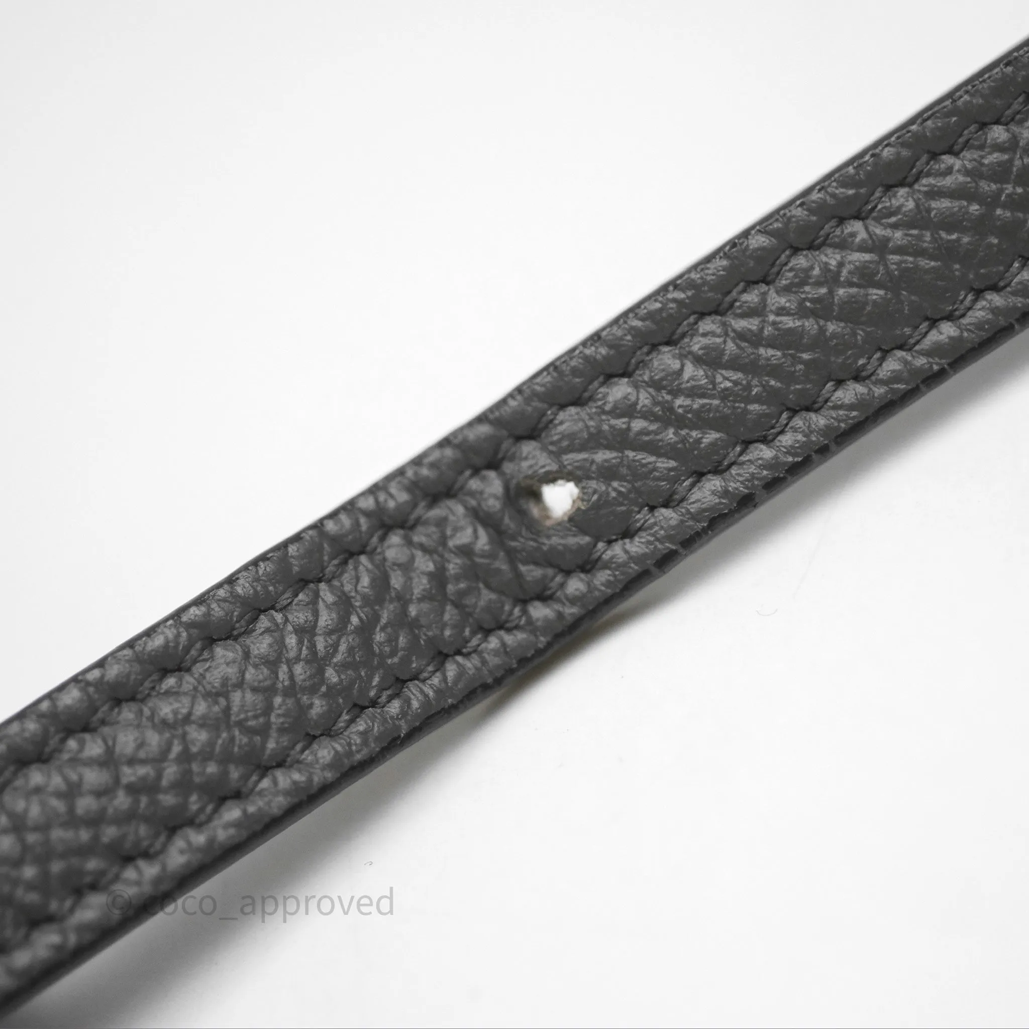 Celine Pico Belt Bag Grey Grained Calfskin Gold Hardware