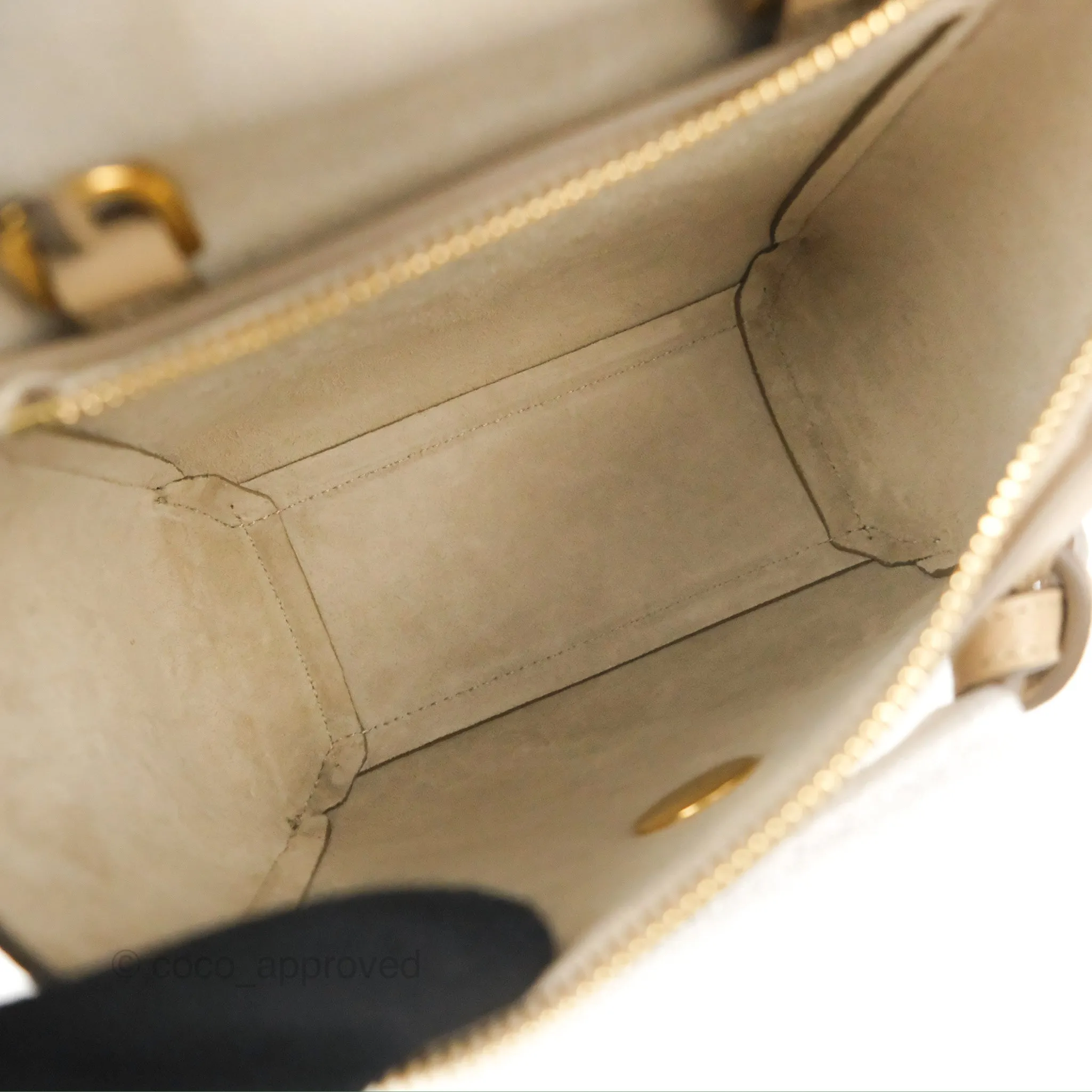 Celine Pico Belt Bag Light Taupe Grained Calfskin Gold Hardware