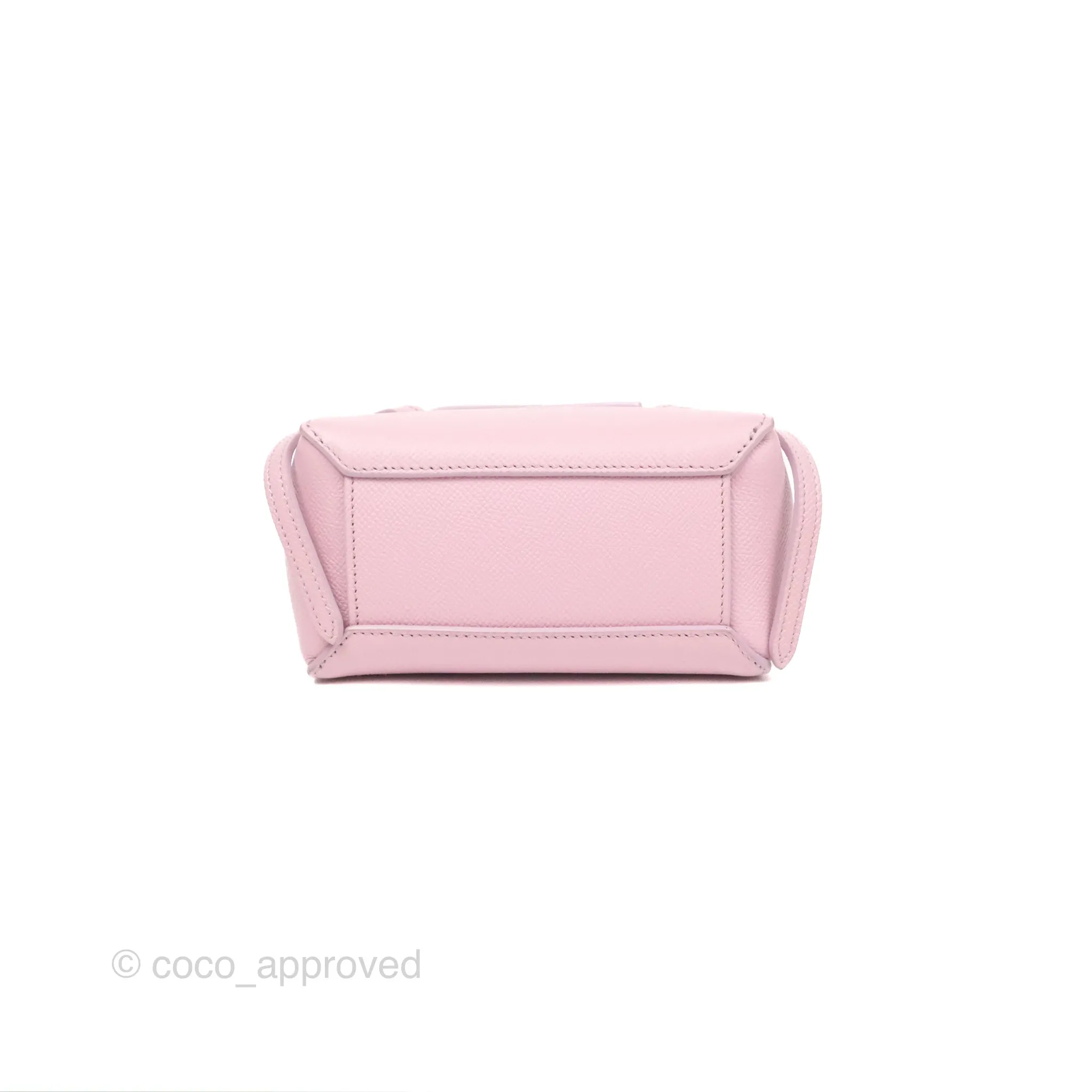 Celine Pico Belt Bag Rose Quartz Grained Calfskin Gold Hardware
