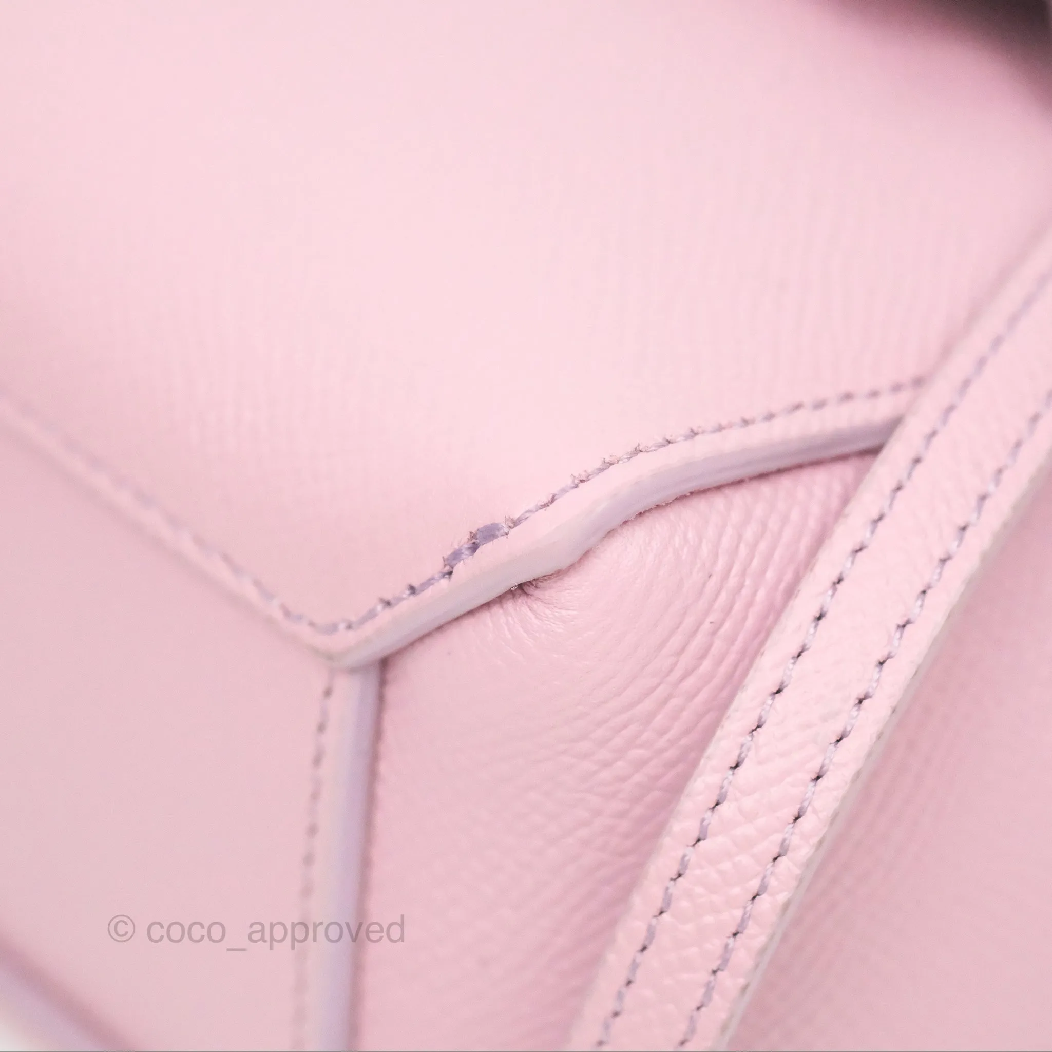 Celine Pico Belt Bag Rose Quartz Grained Calfskin Gold Hardware