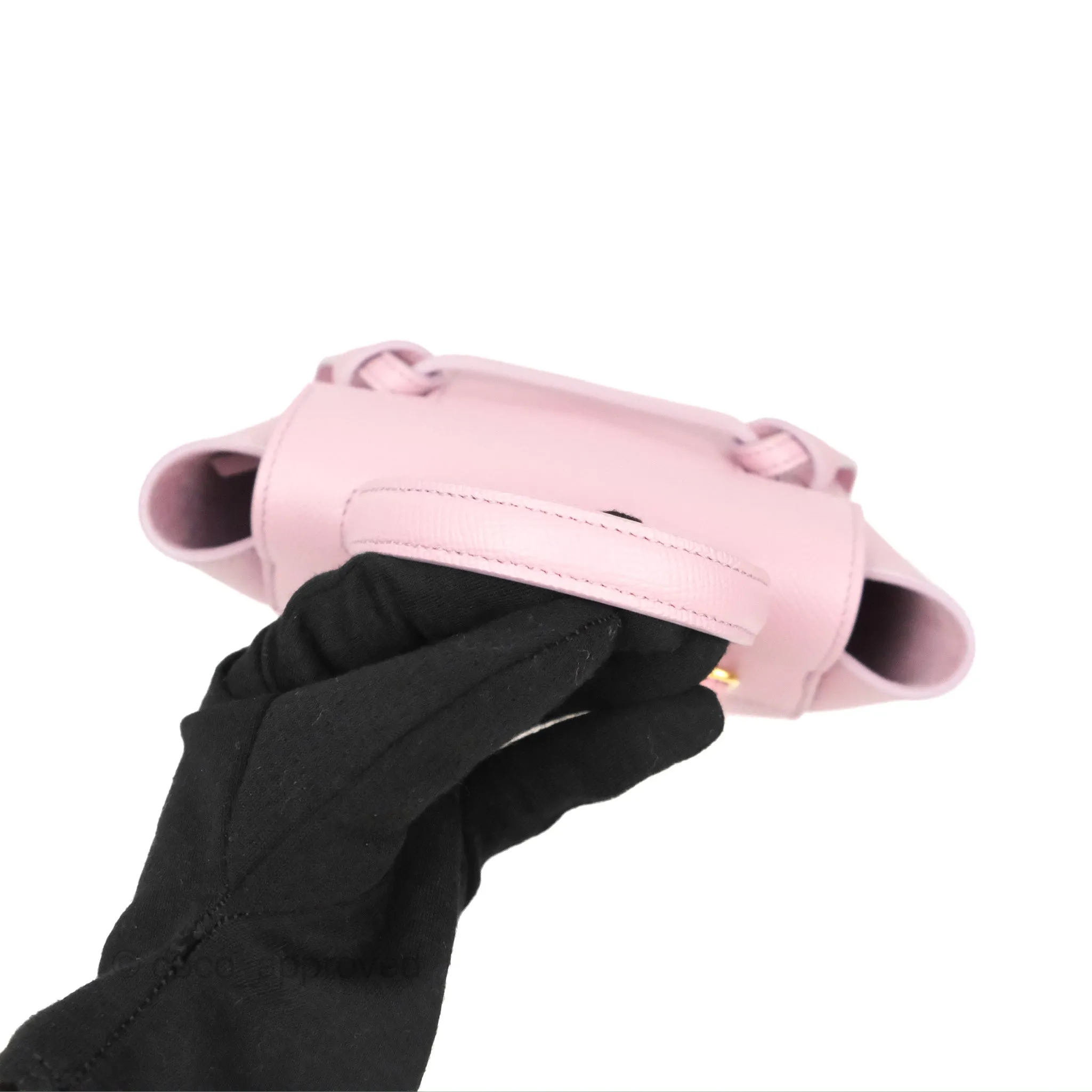 Celine Pico Belt Bag Rose Quartz Grained Calfskin Gold Hardware