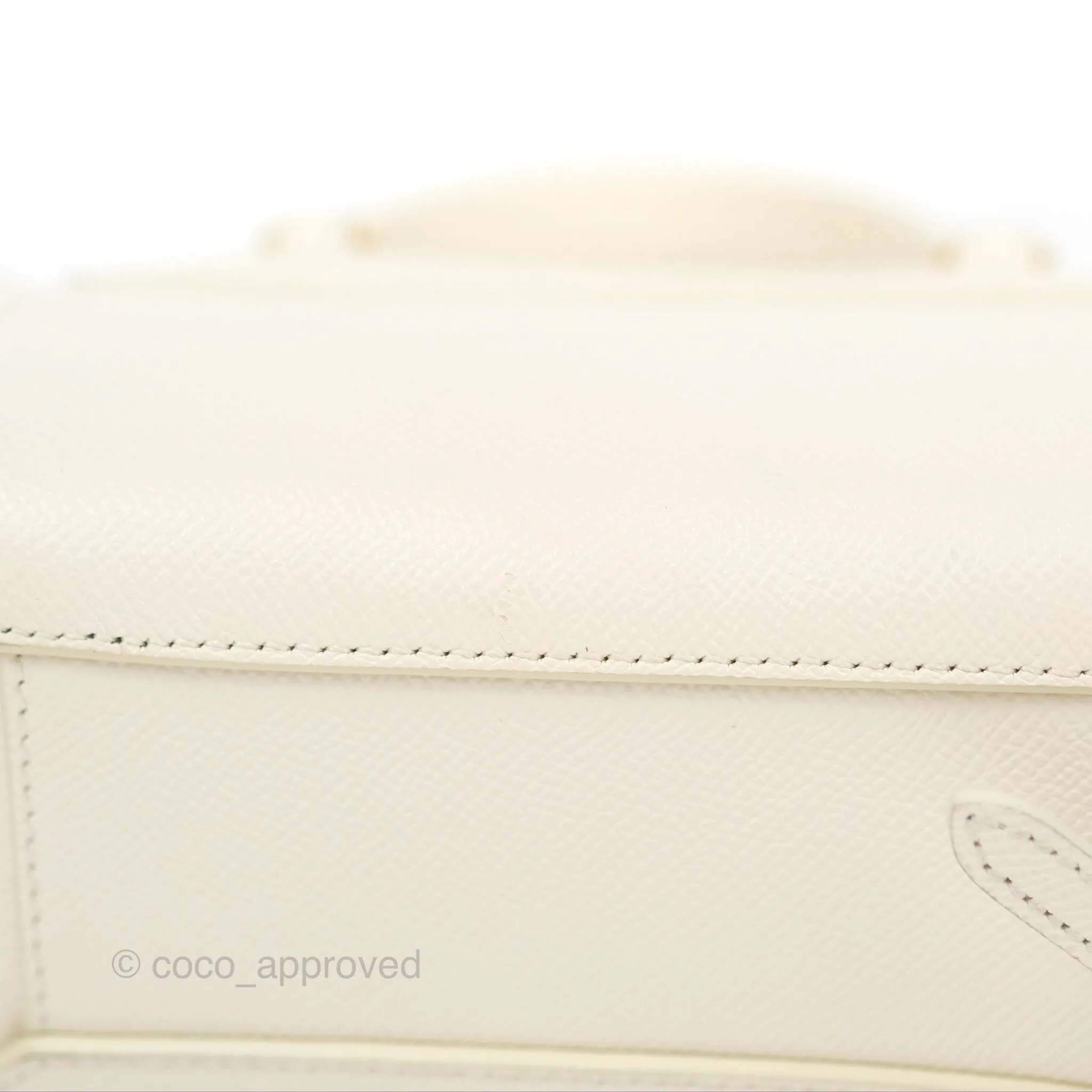Celine Pico Belt Bag White Grained Calfskin Gold Hardware