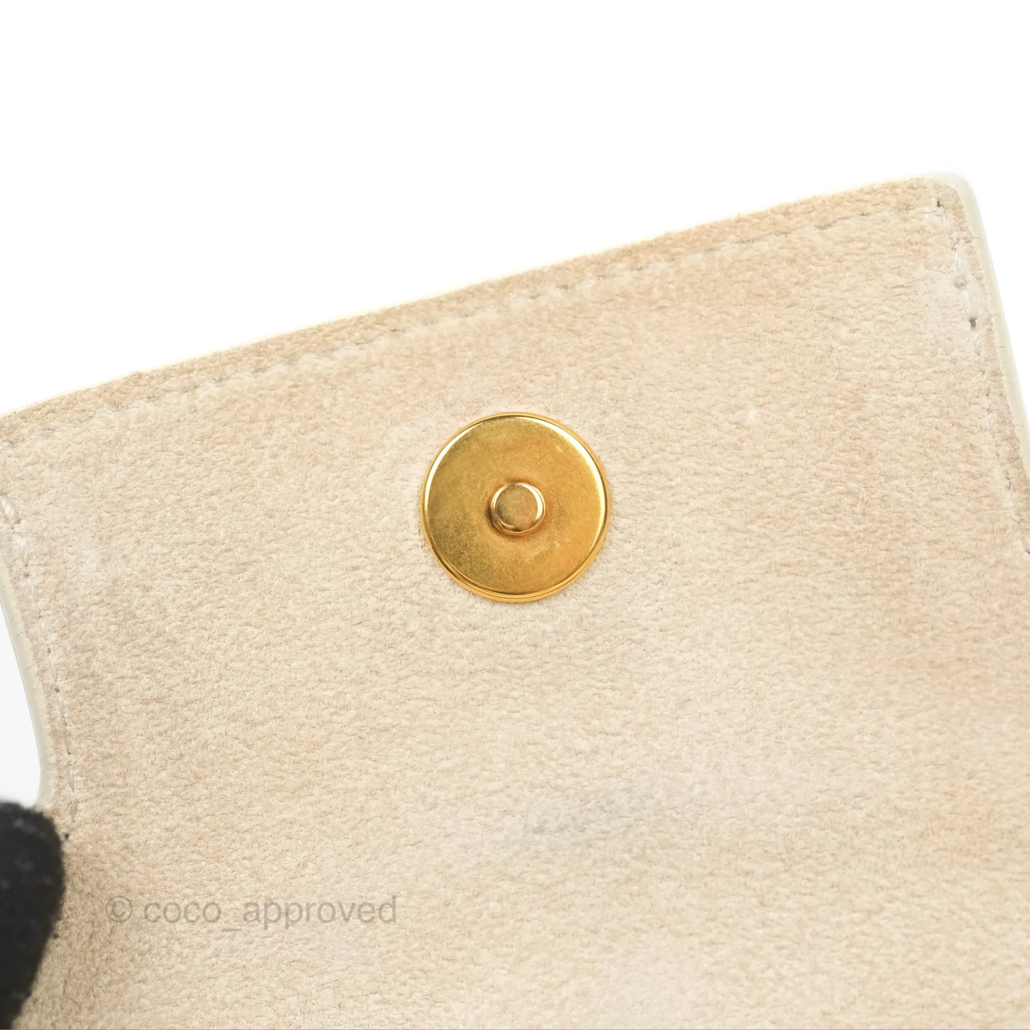 Celine Pico Belt Bag White Grained Calfskin Gold Hardware