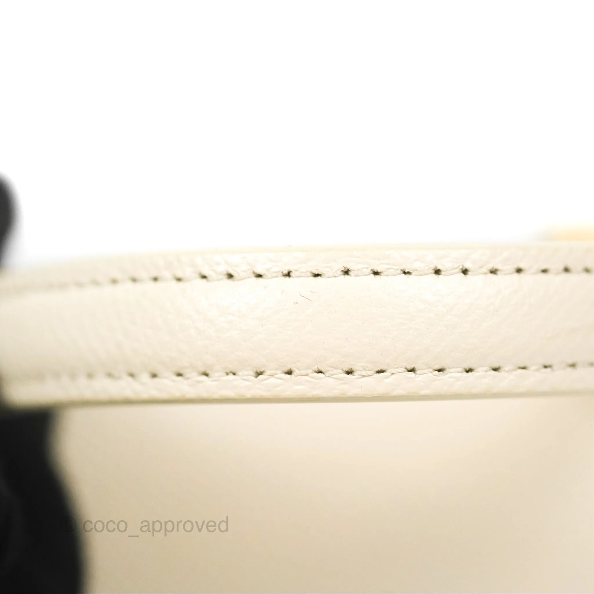 Celine Pico Belt Bag White Grained Calfskin Gold Hardware