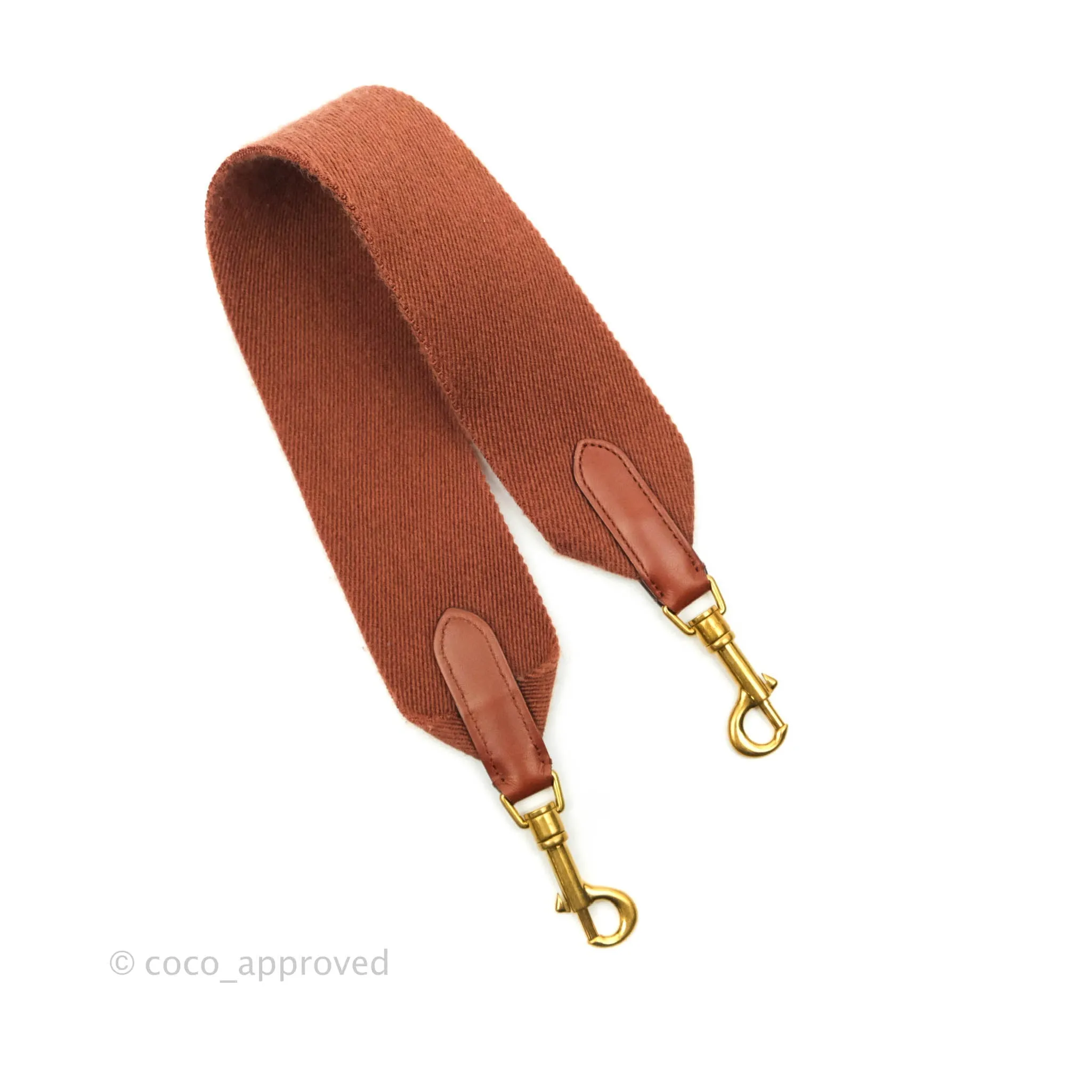 Celine Sangle Bucket Bag Calfskin Brick Red Gold Hardware