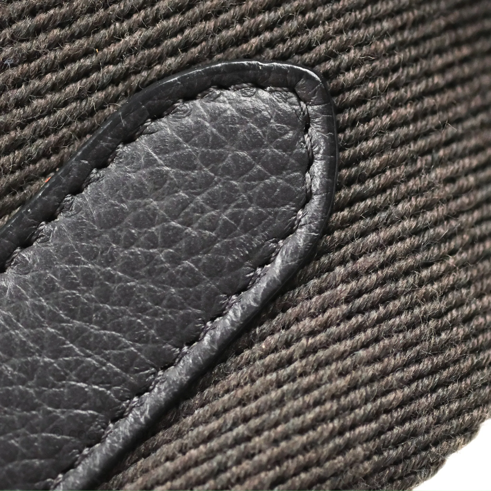 Celine Sangle Bucket Bag Grained Calfskin Dark Grey