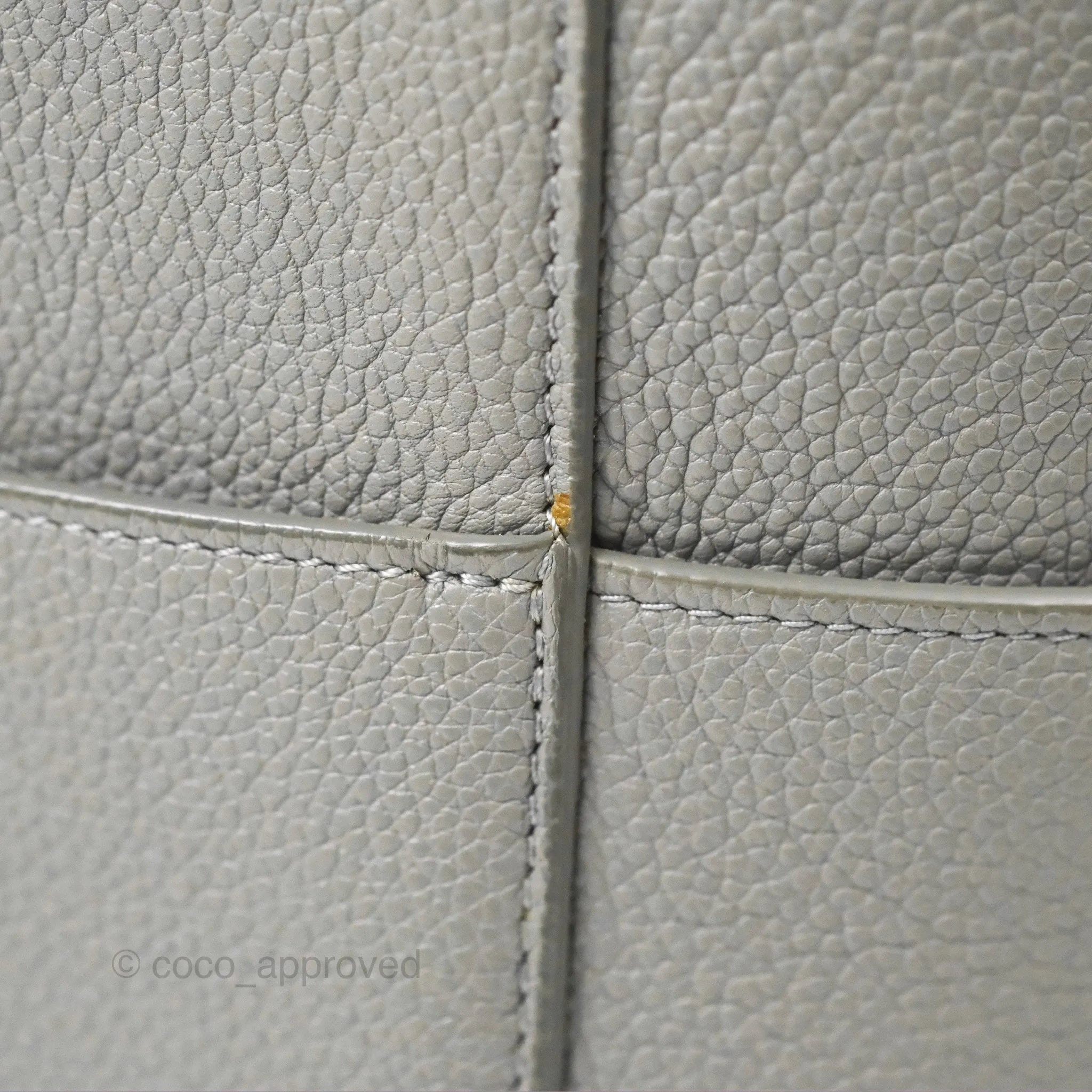 Celine Sangle Bucket Bag Grained Calfskin Grey