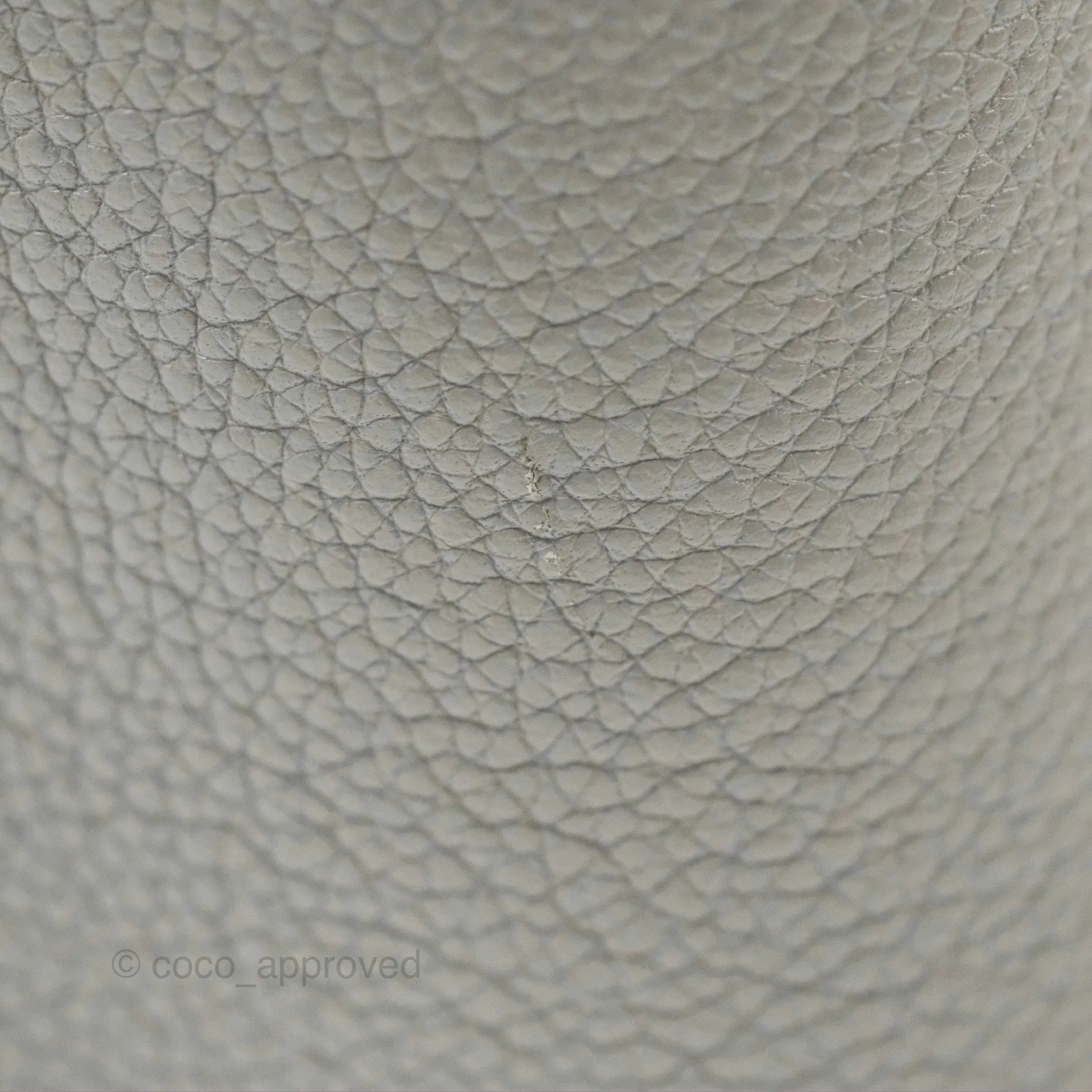 Celine Sangle Bucket Bag Grained Calfskin Grey