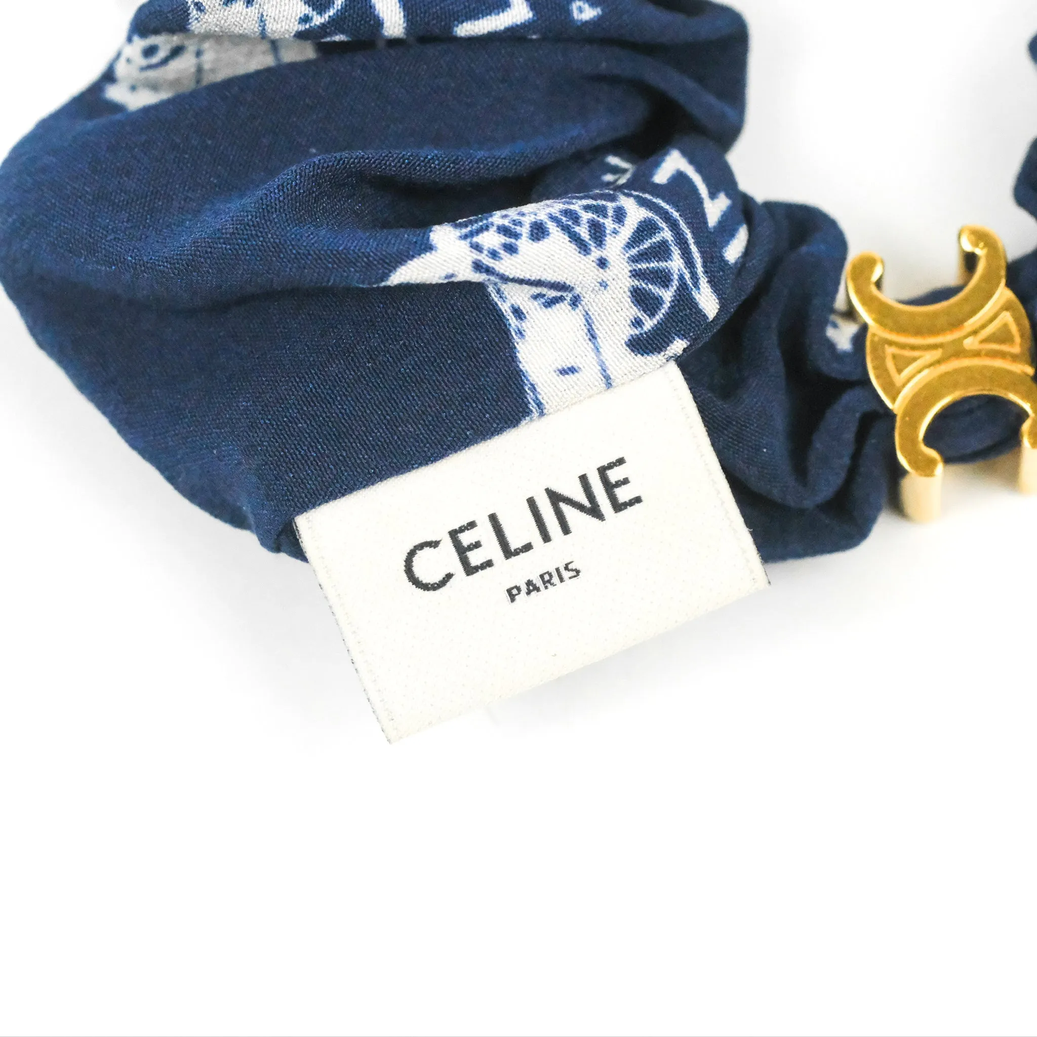 Celine Scrunchy in Silk Blue