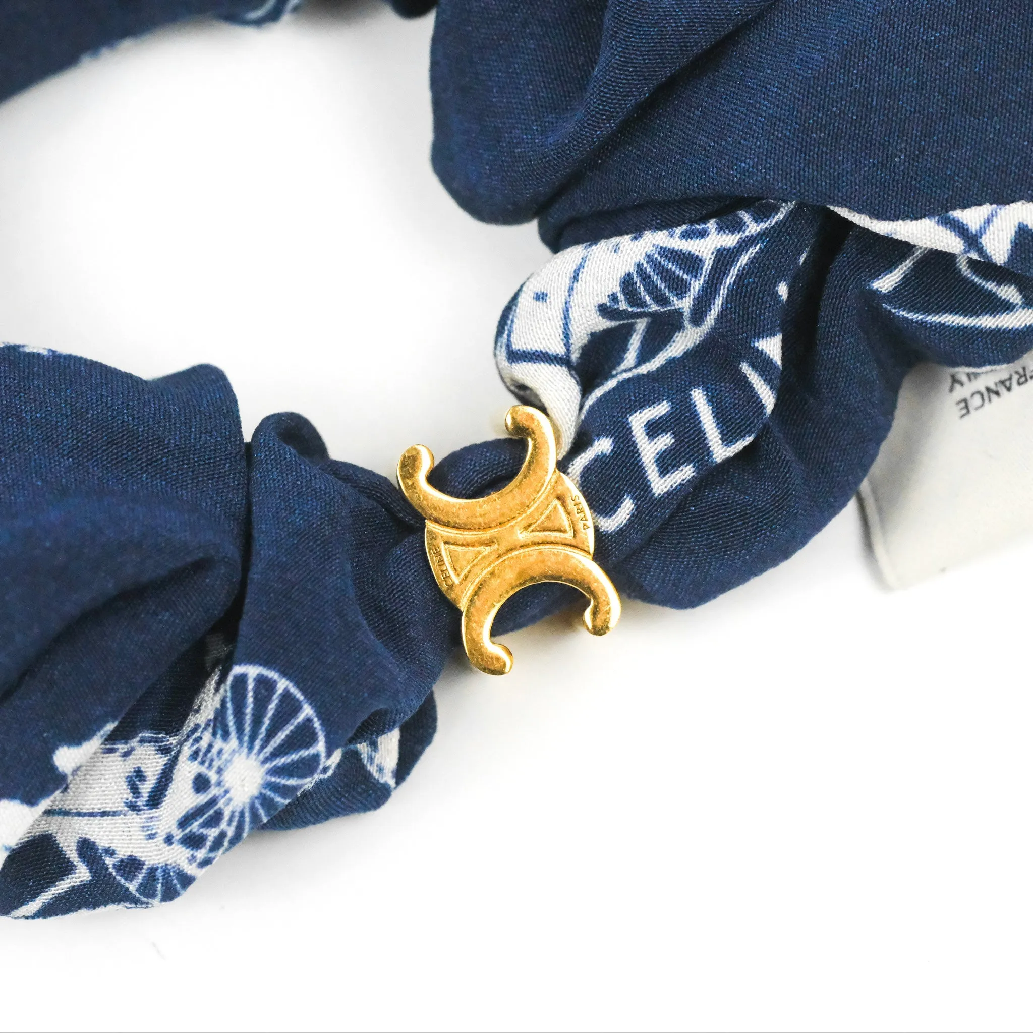 Celine Scrunchy in Silk Blue