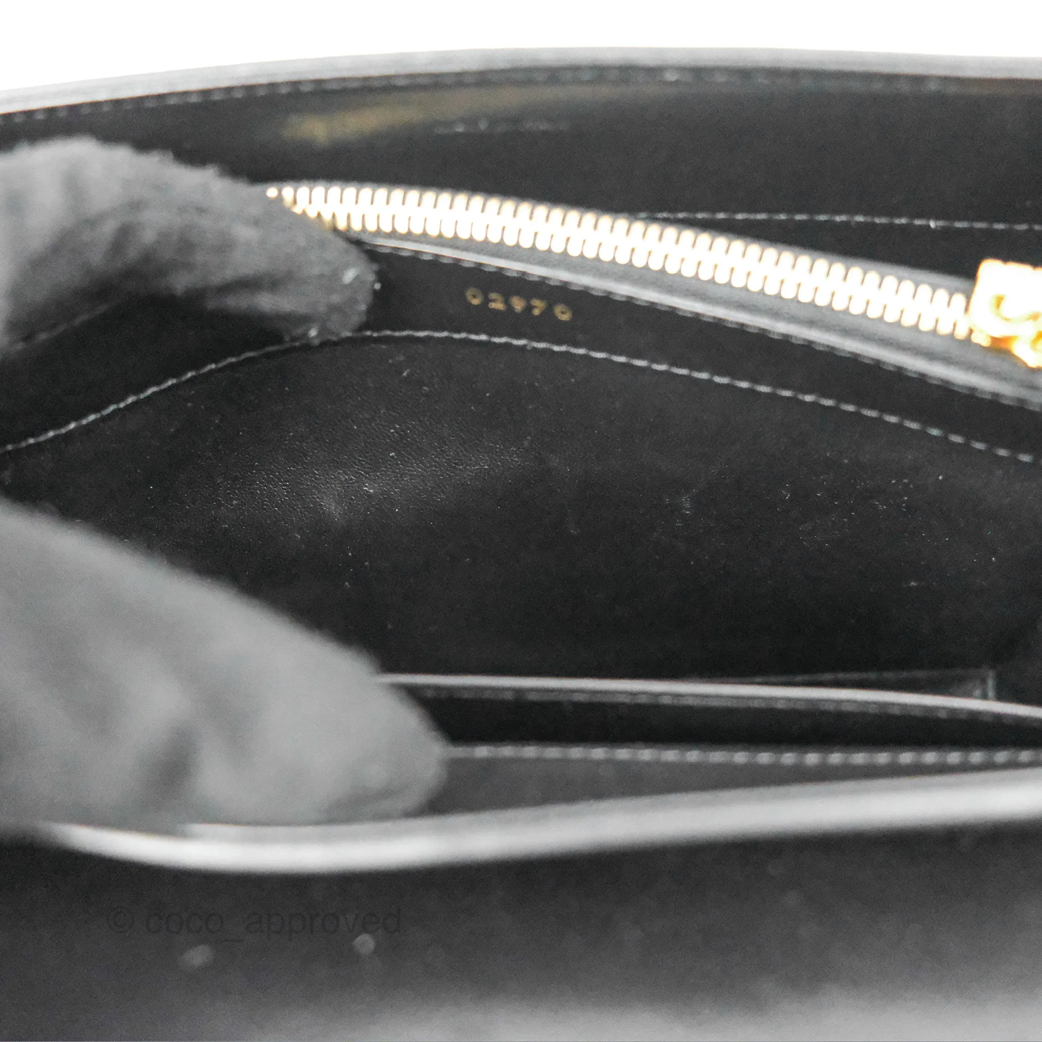 Celine Small 16 Bag Black Satinated Calfskin