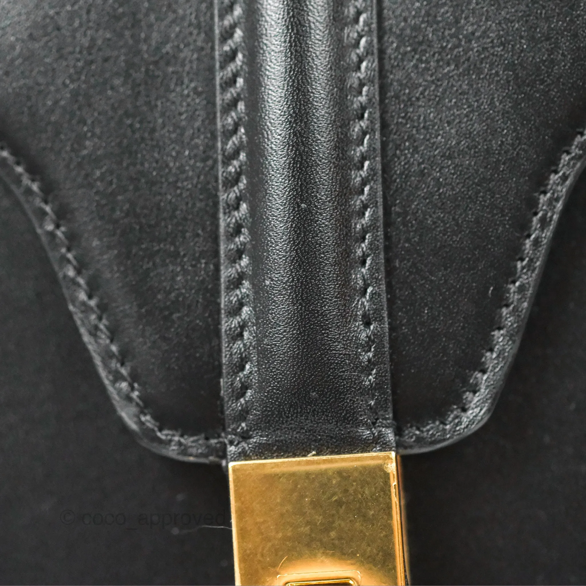 Celine Small 16 Bag Black Satinated Calfskin