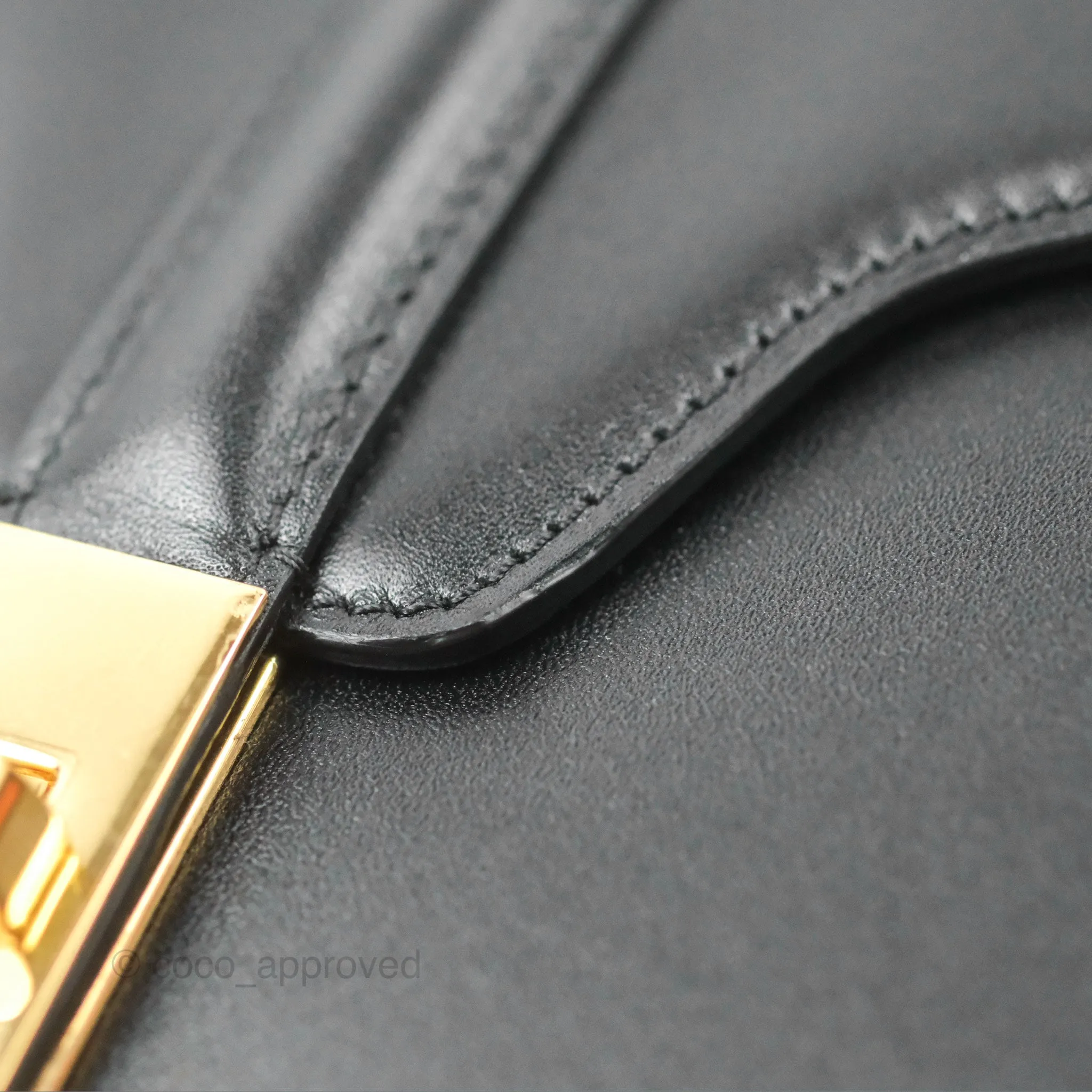 Celine Small 16 Bag Black Satinated Calfskin