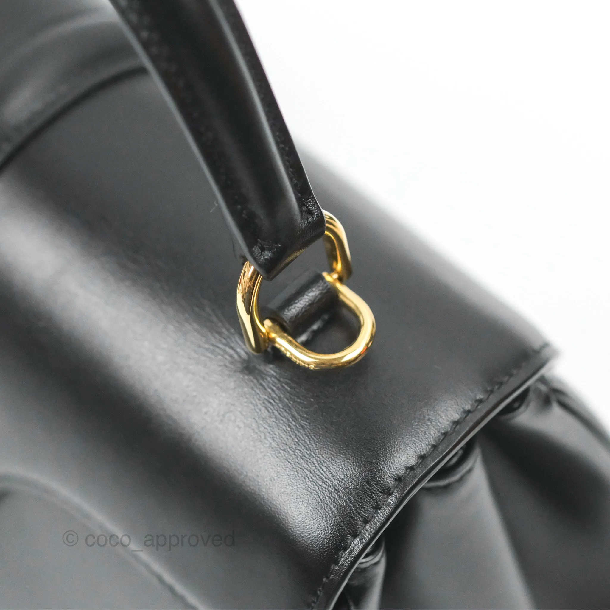 Celine Small 16 Bag Black Satinated Calfskin