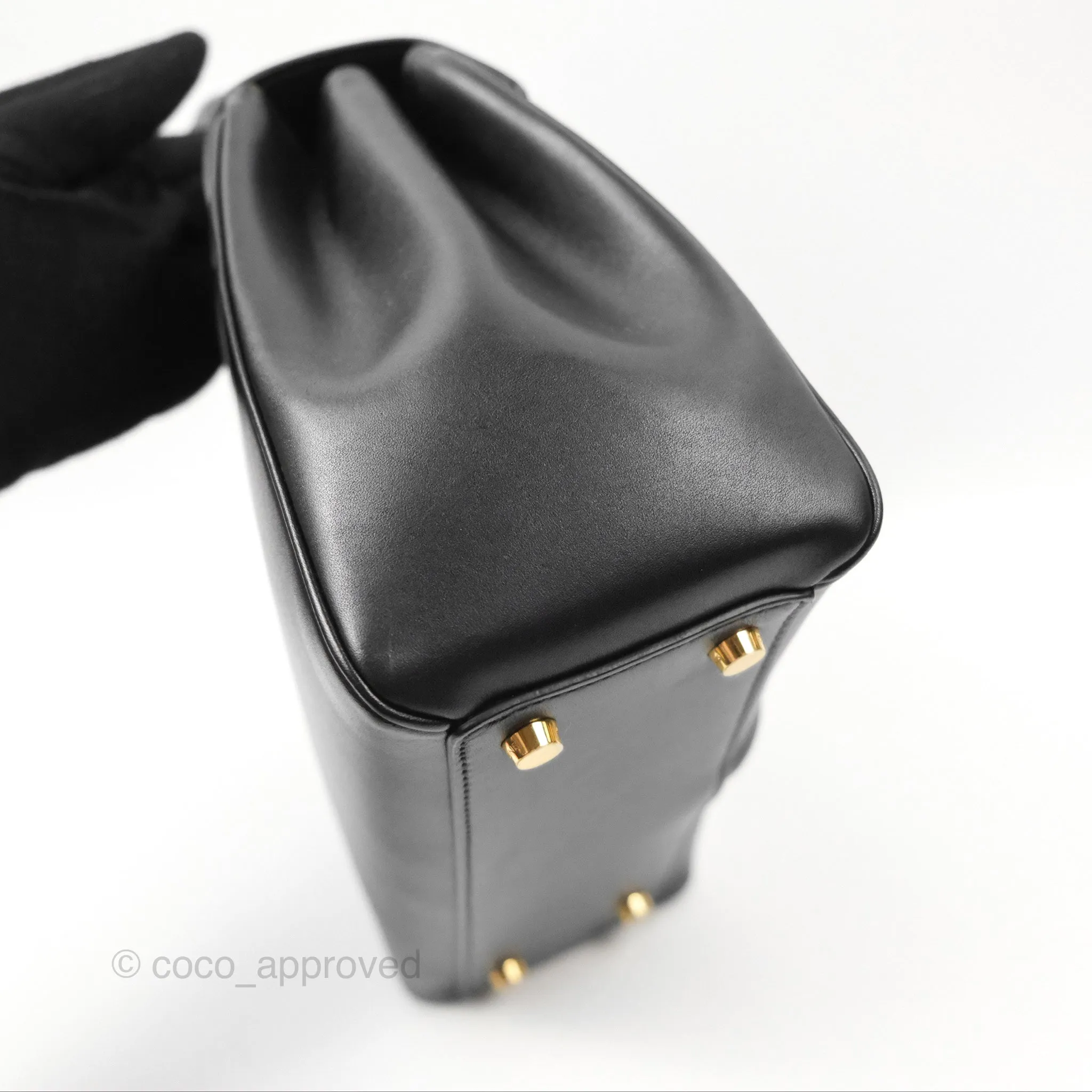 Celine Small 16 Bag Black Satinated Calfskin