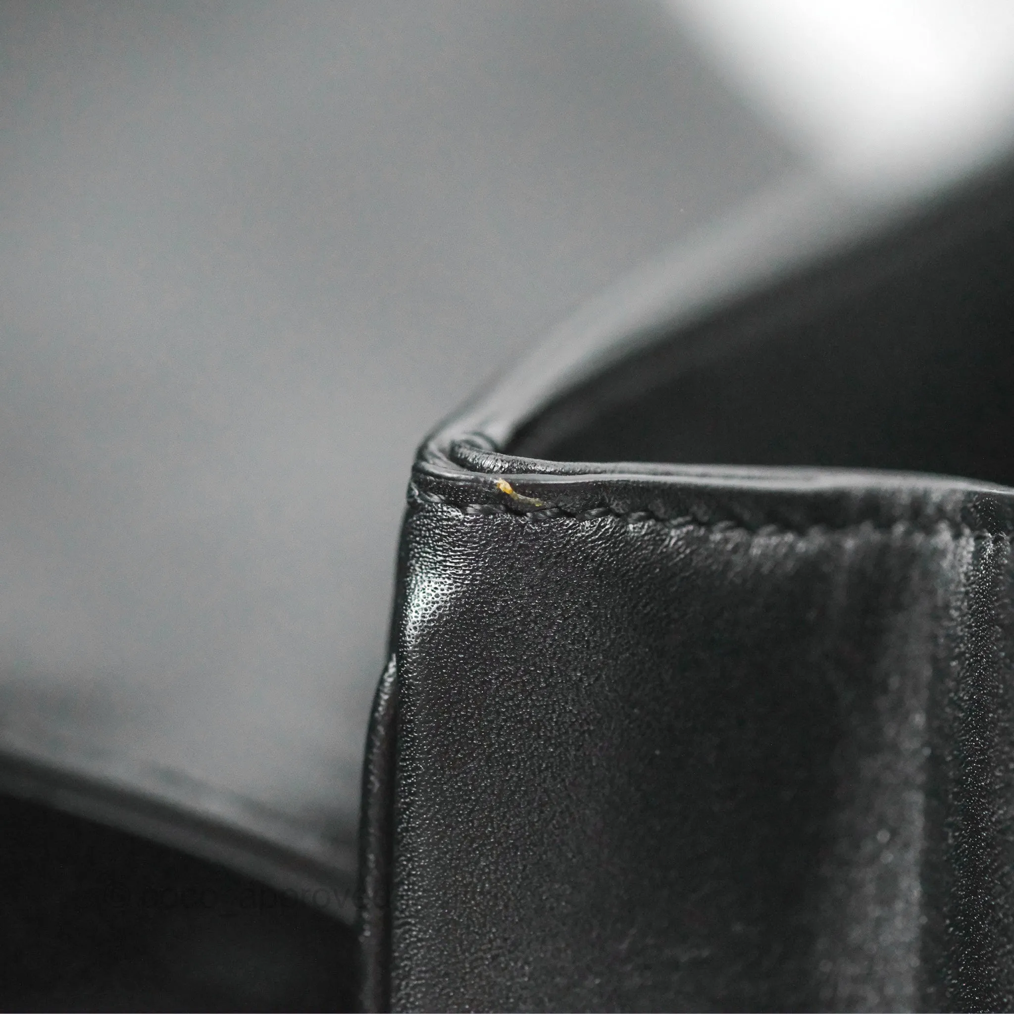 Celine Small 16 Bag Black Satinated Calfskin