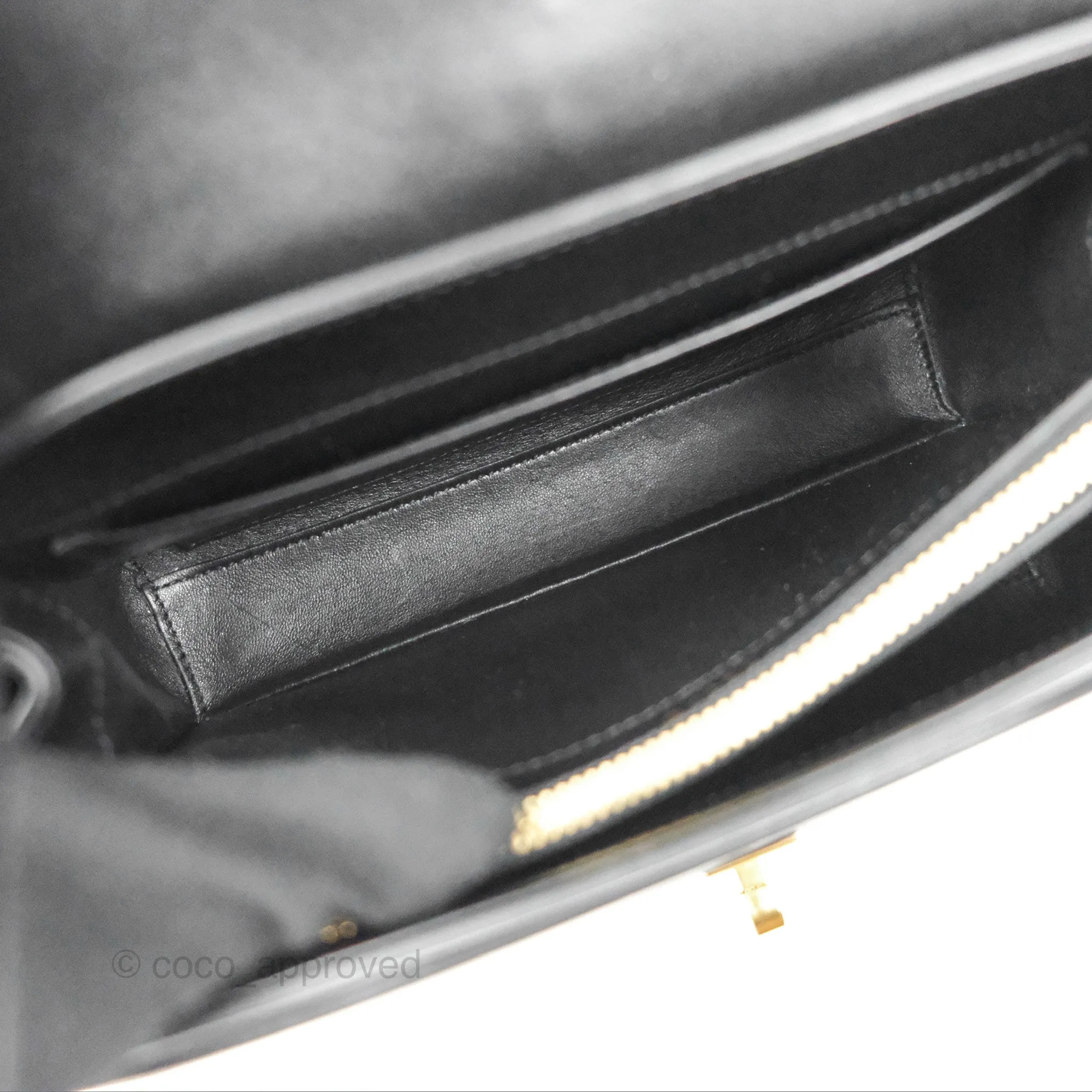 Celine Small 16 Bag Black Satinated Calfskin