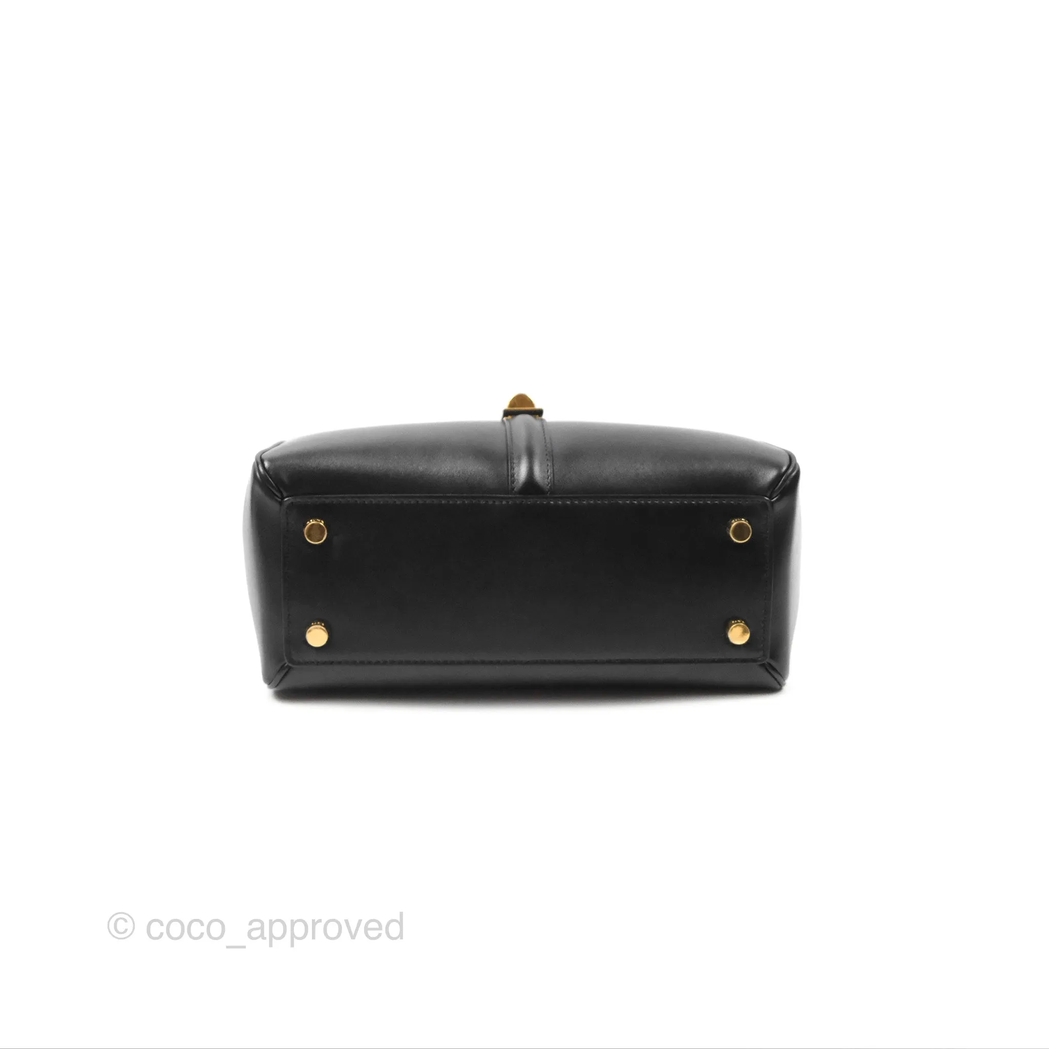 Celine Small 16 Bag Black Satinated Calfskin