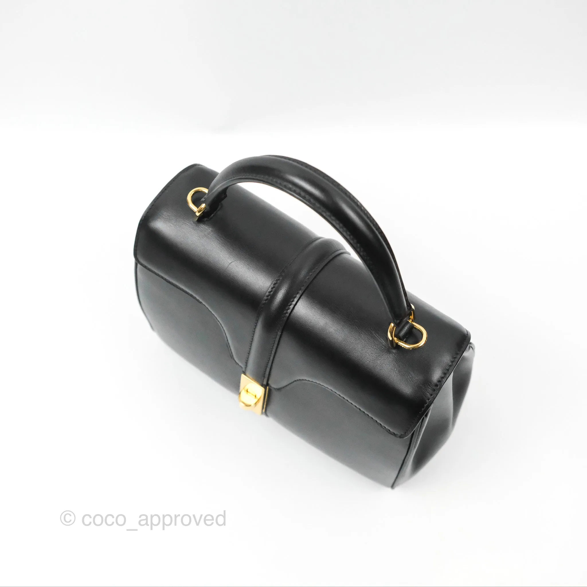 Celine Small 16 Bag Black Satinated Calfskin