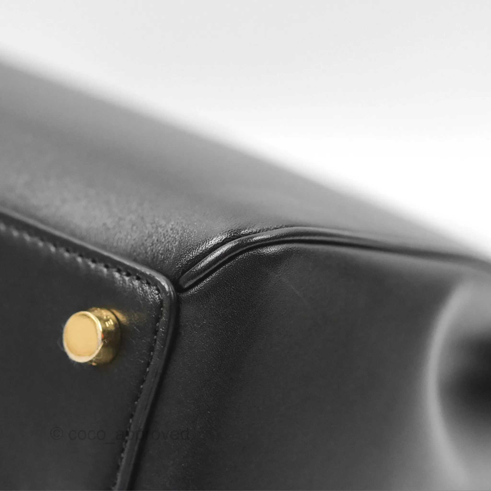 Celine Small 16 Bag Black Satinated Calfskin