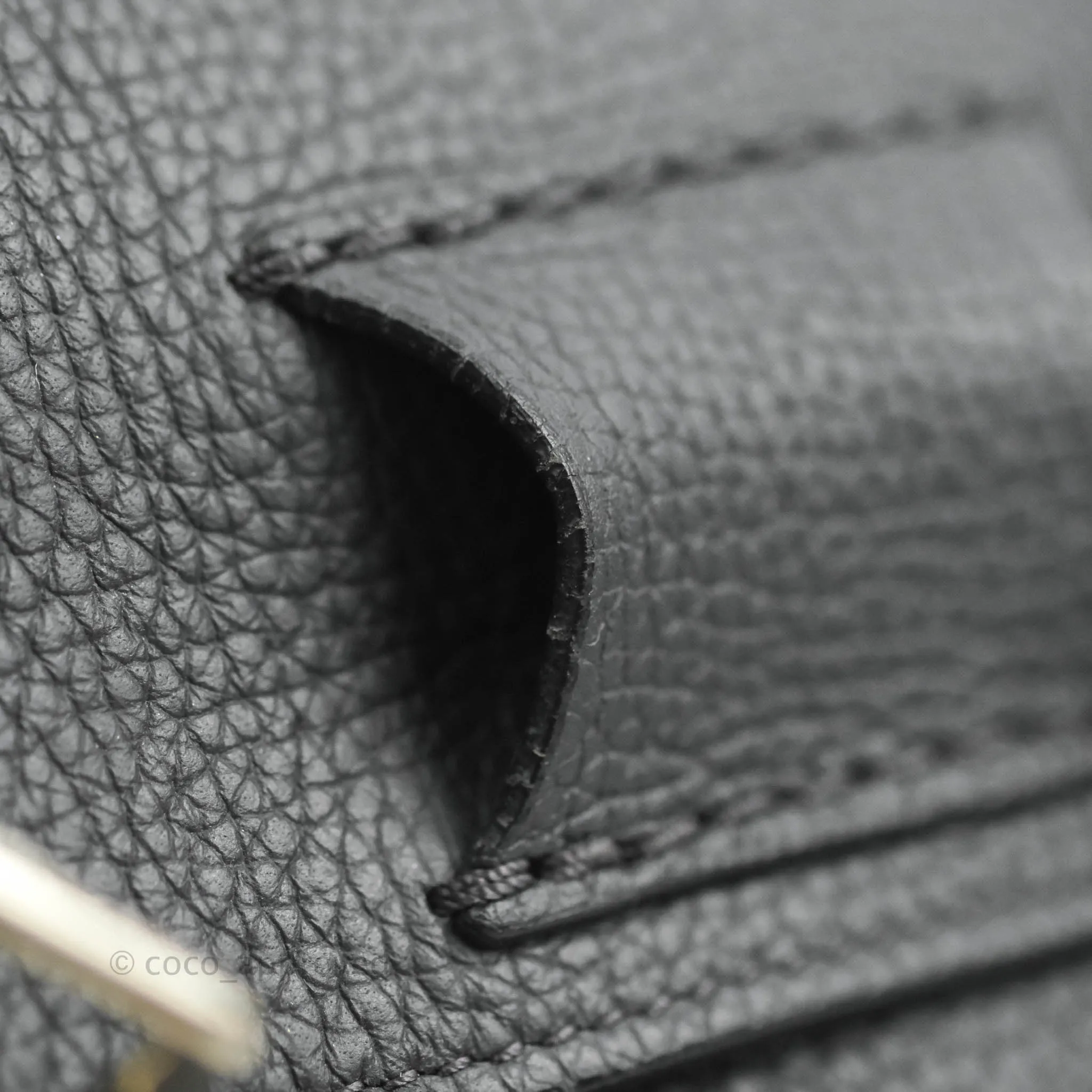 Celine Small Big Bag Black Supple Grained Leather Silver Hardware Dark Grey