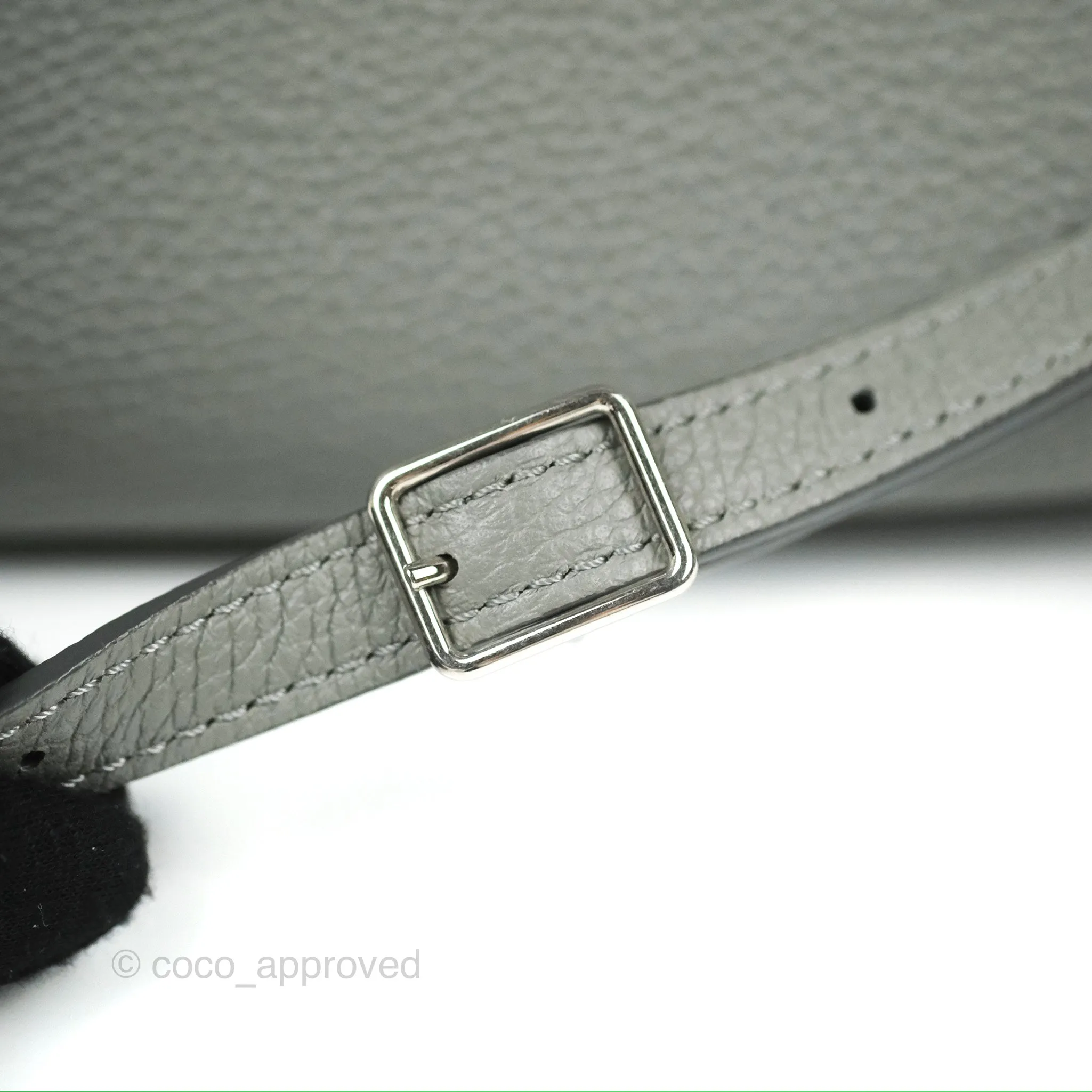 Celine Small Big Bag Grey Supple Grained Leather Silver Hardware