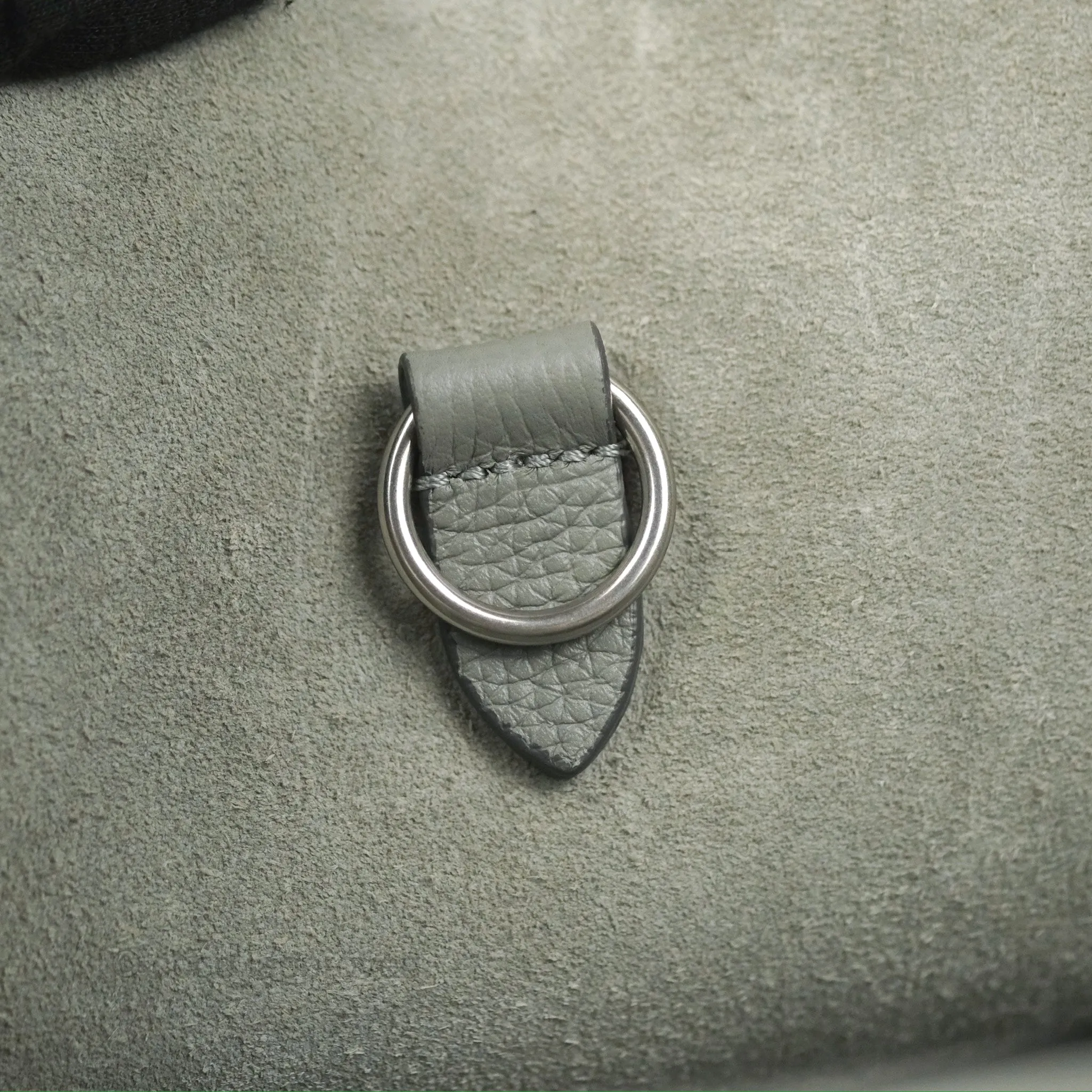 Celine Small Big Bag Grey Supple Grained Leather Silver Hardware