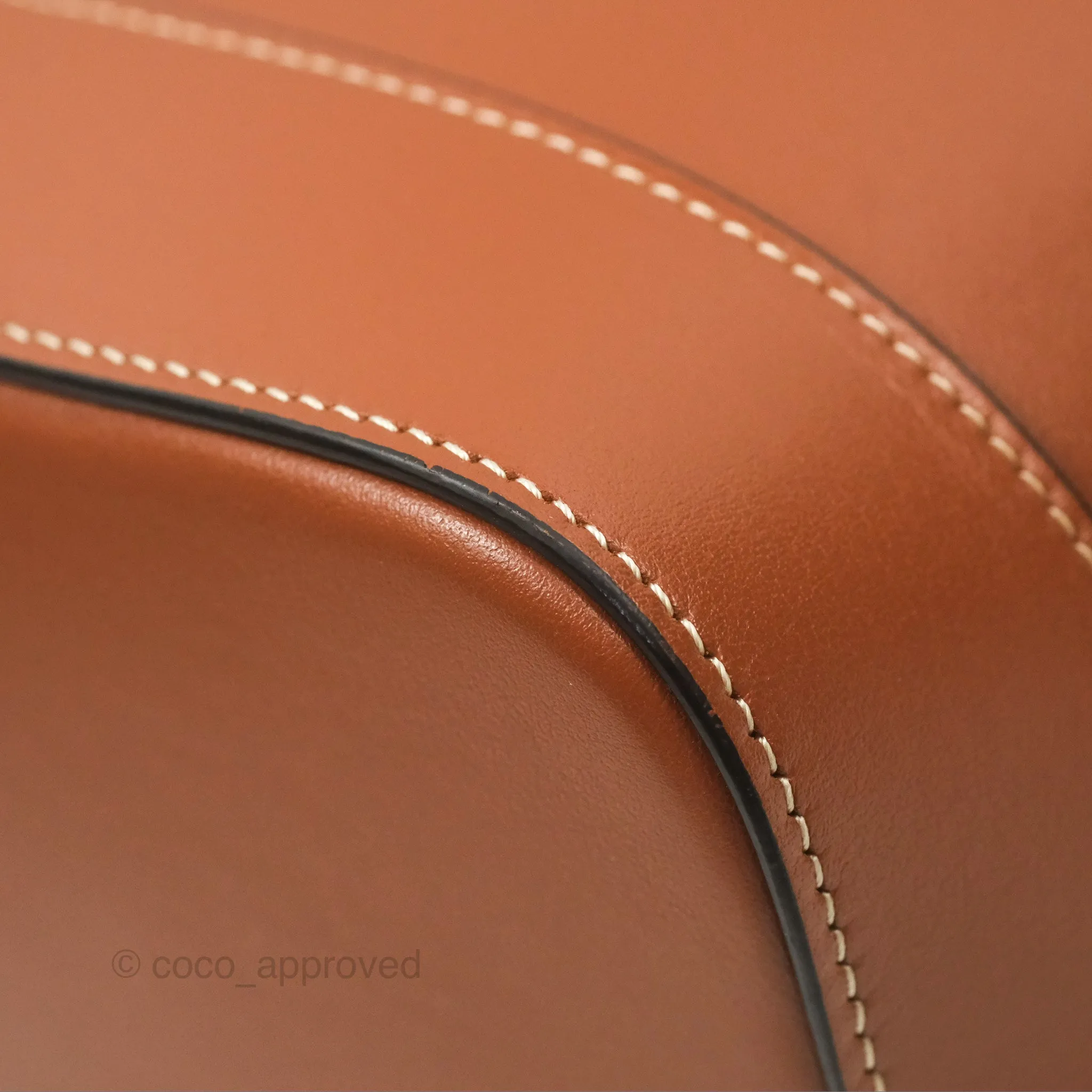 Celine Small Bucket Cuir Triomphe in Calfskin Tan