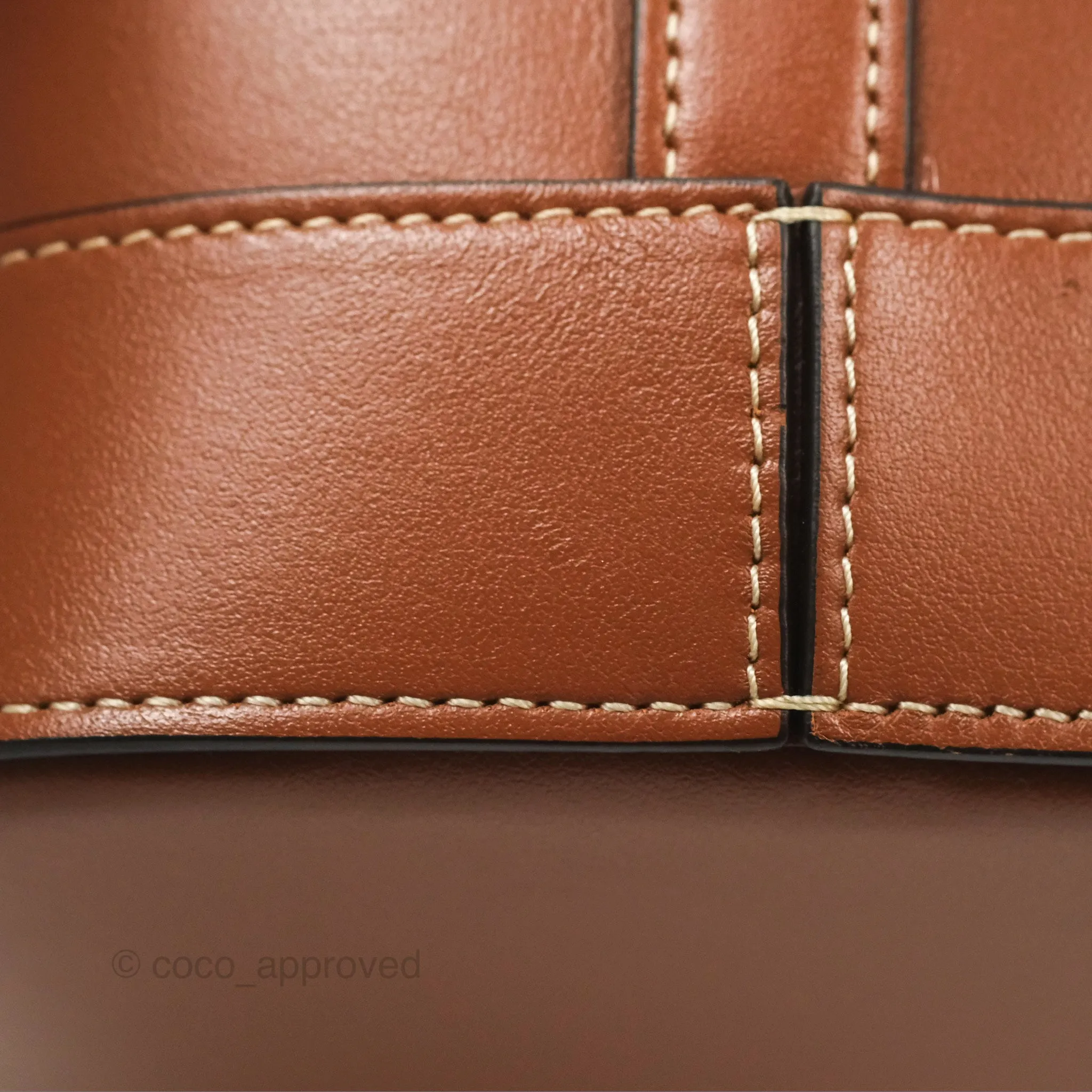 Celine Small Bucket Cuir Triomphe in Calfskin Tan