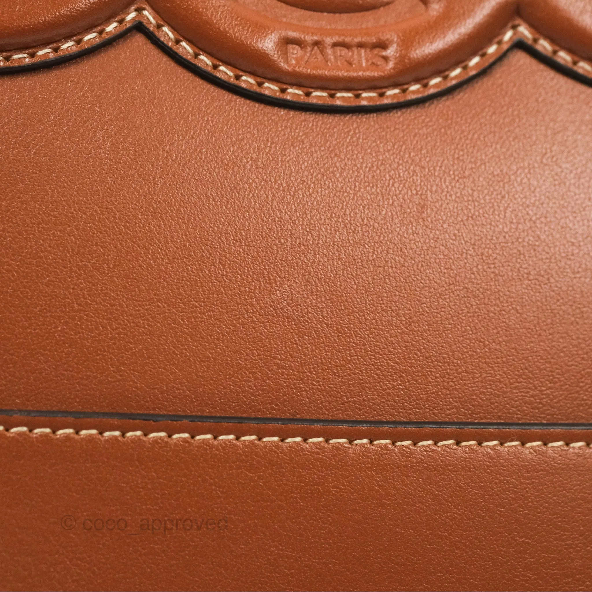 Celine Small Bucket Cuir Triomphe in Calfskin Tan