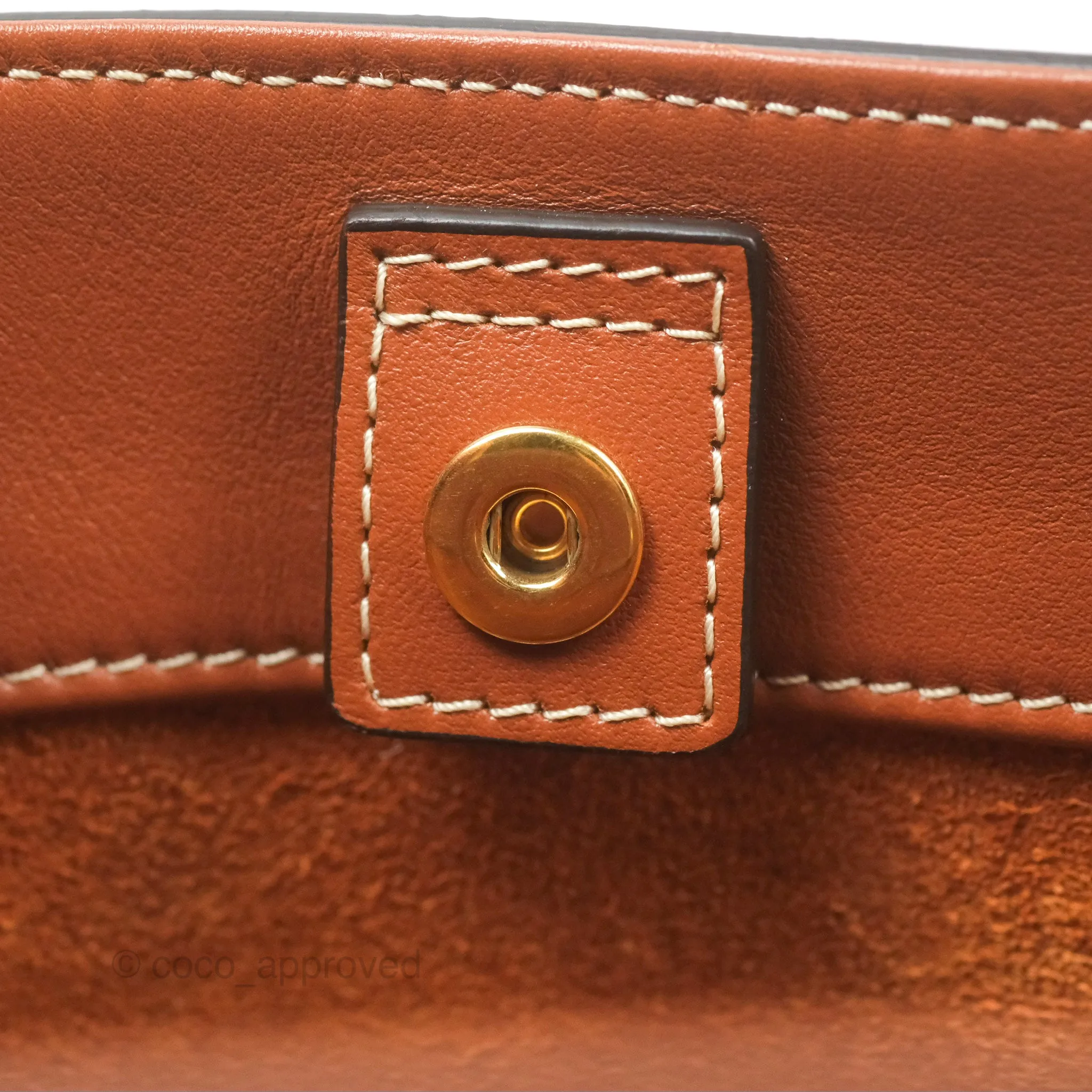 Celine Small Bucket Cuir Triomphe in Calfskin Tan