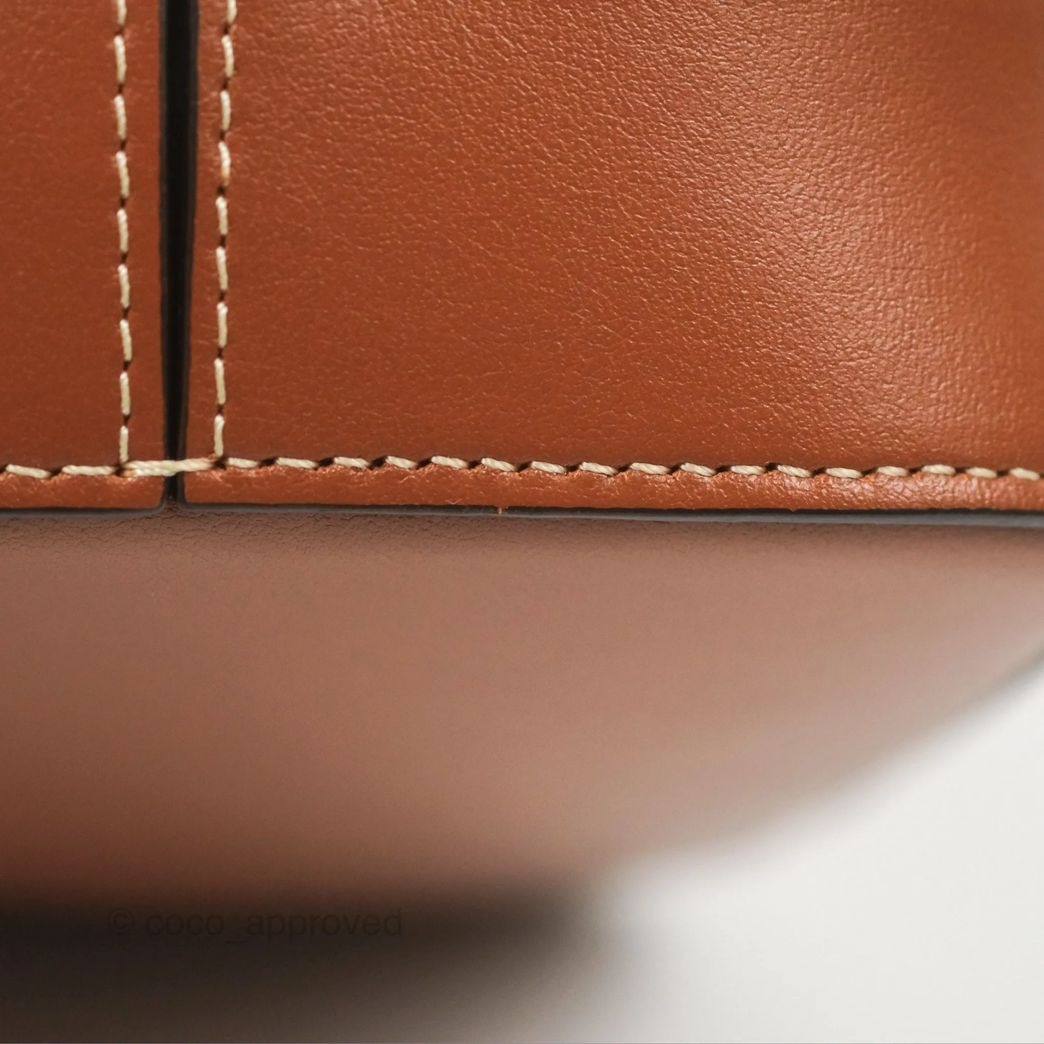Celine Small Bucket Cuir Triomphe in Calfskin Tan