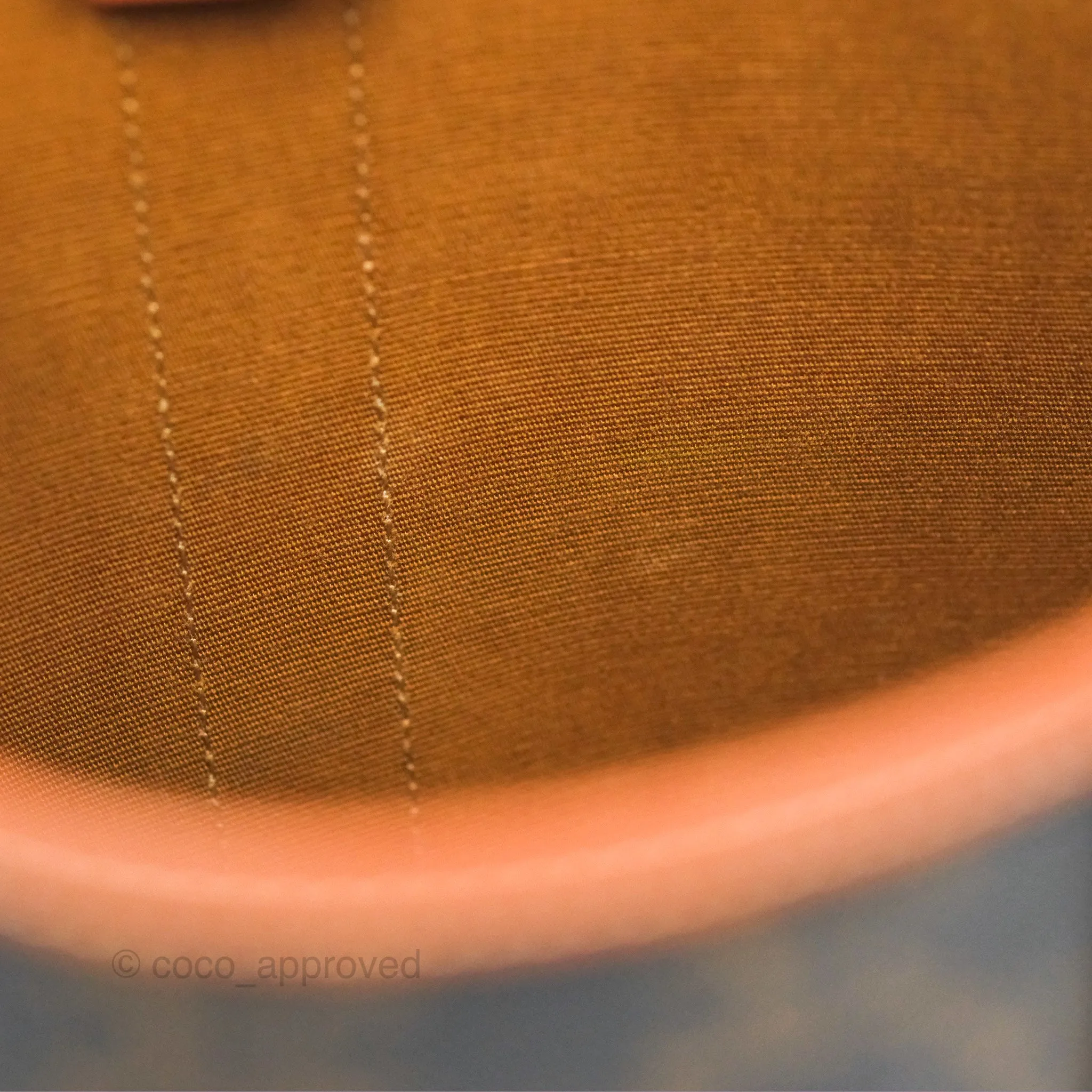 Celine Small Bucket Triomphe Canvas Tan Calfskin
