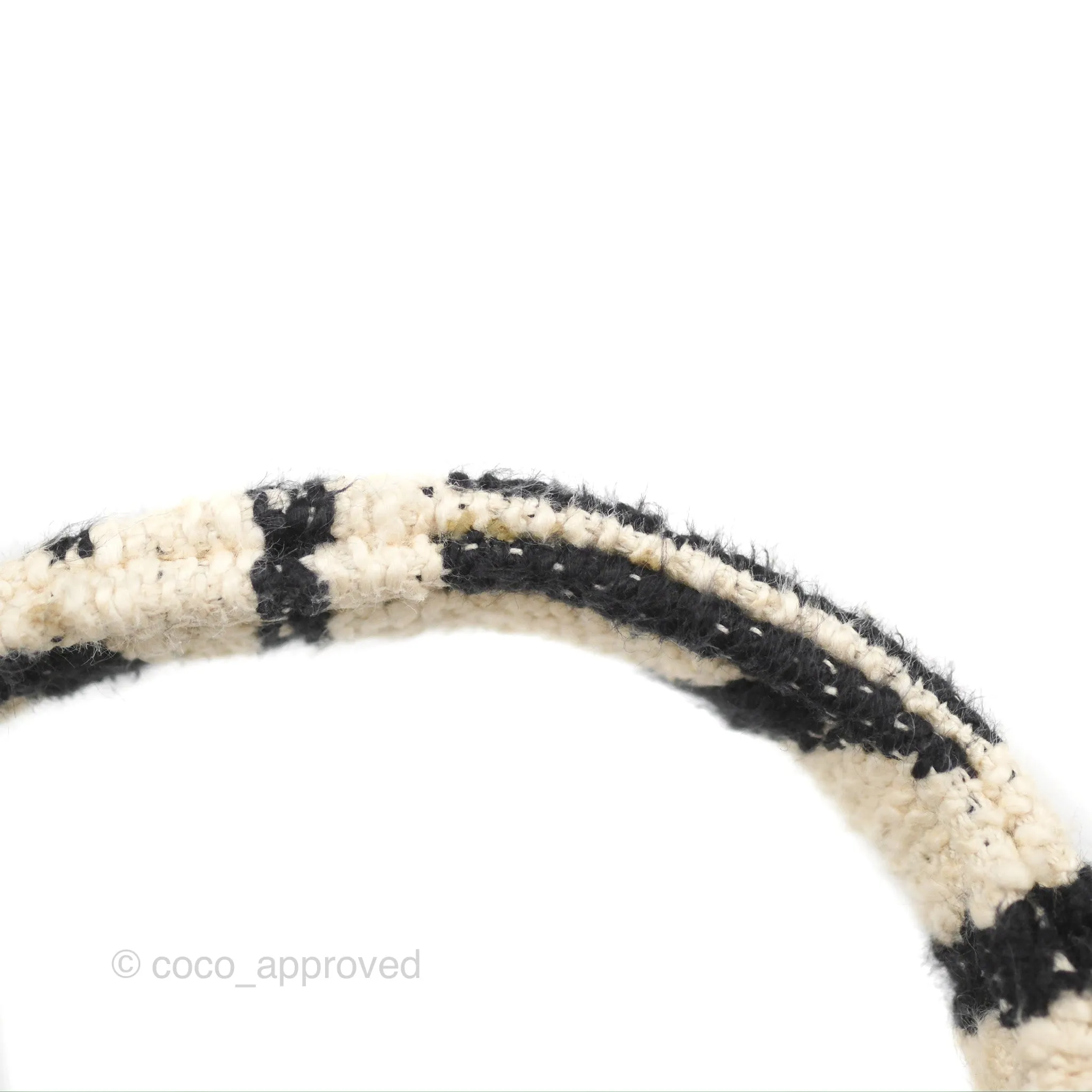 Celine Small Cabas Thais Textile with Celine All-Over White