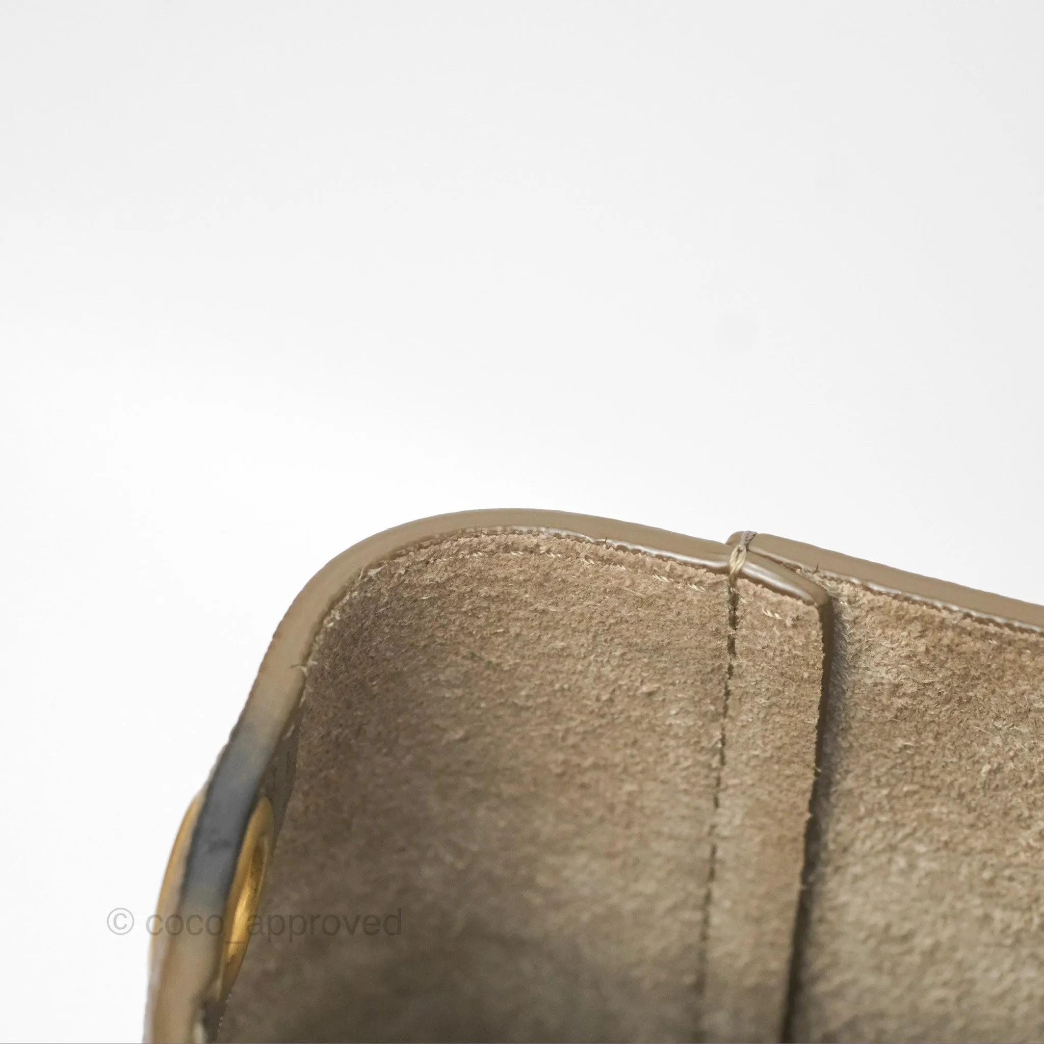 Celine Small Sangle Bucket Bag Taupe Grained Calfskin Gold Hardware