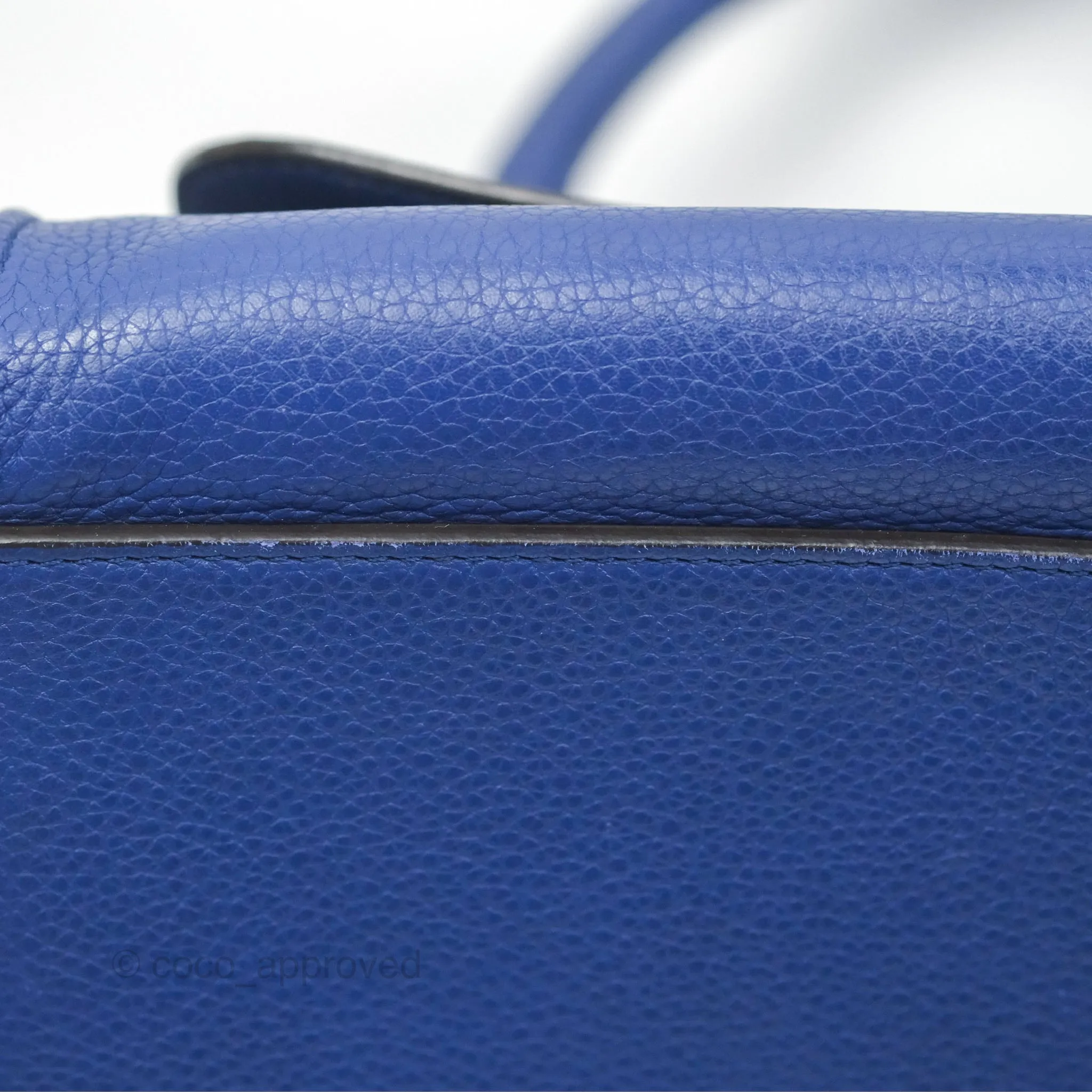 Celine Small Sleek Trapeze Blue Calfskin