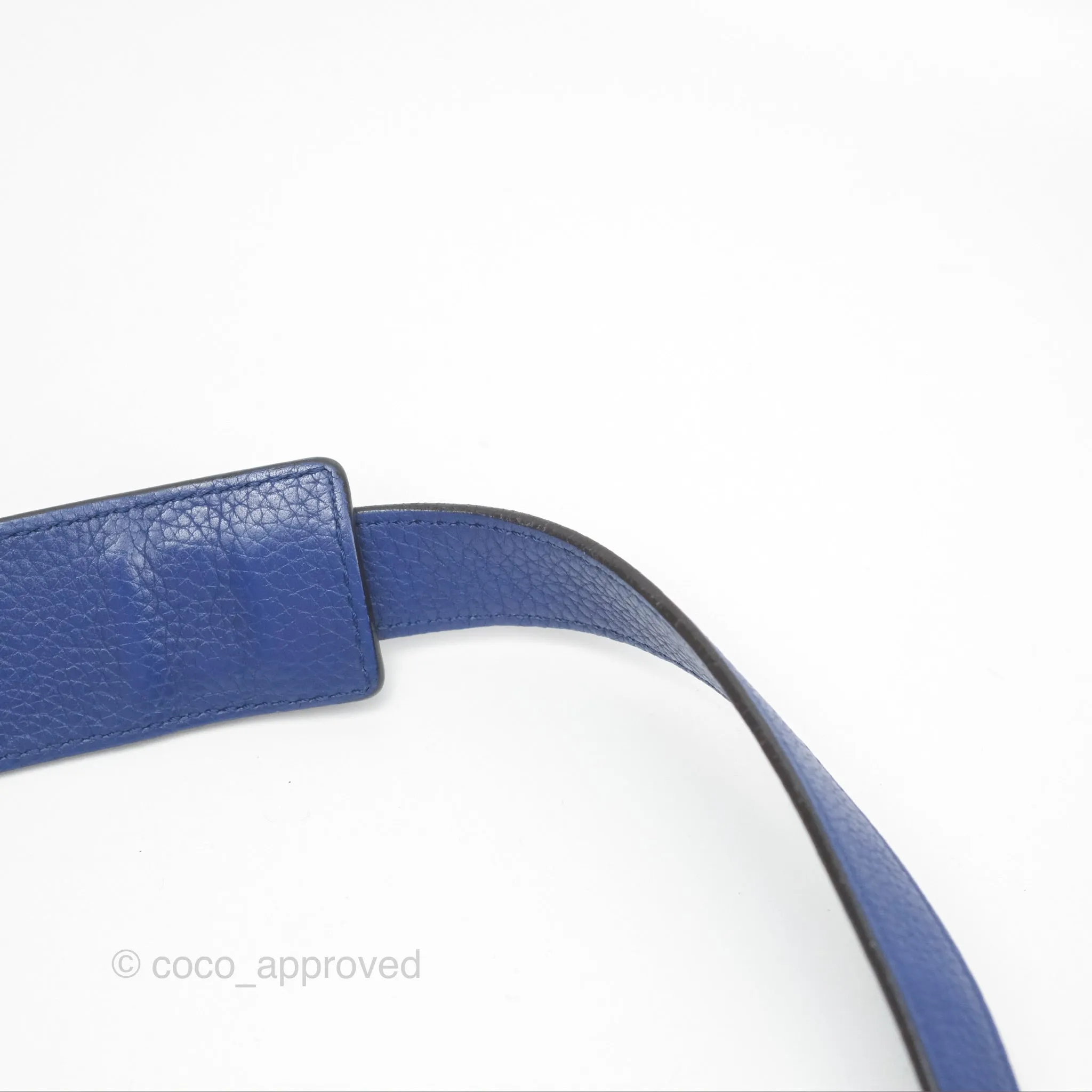 Celine Small Sleek Trapeze Blue Calfskin