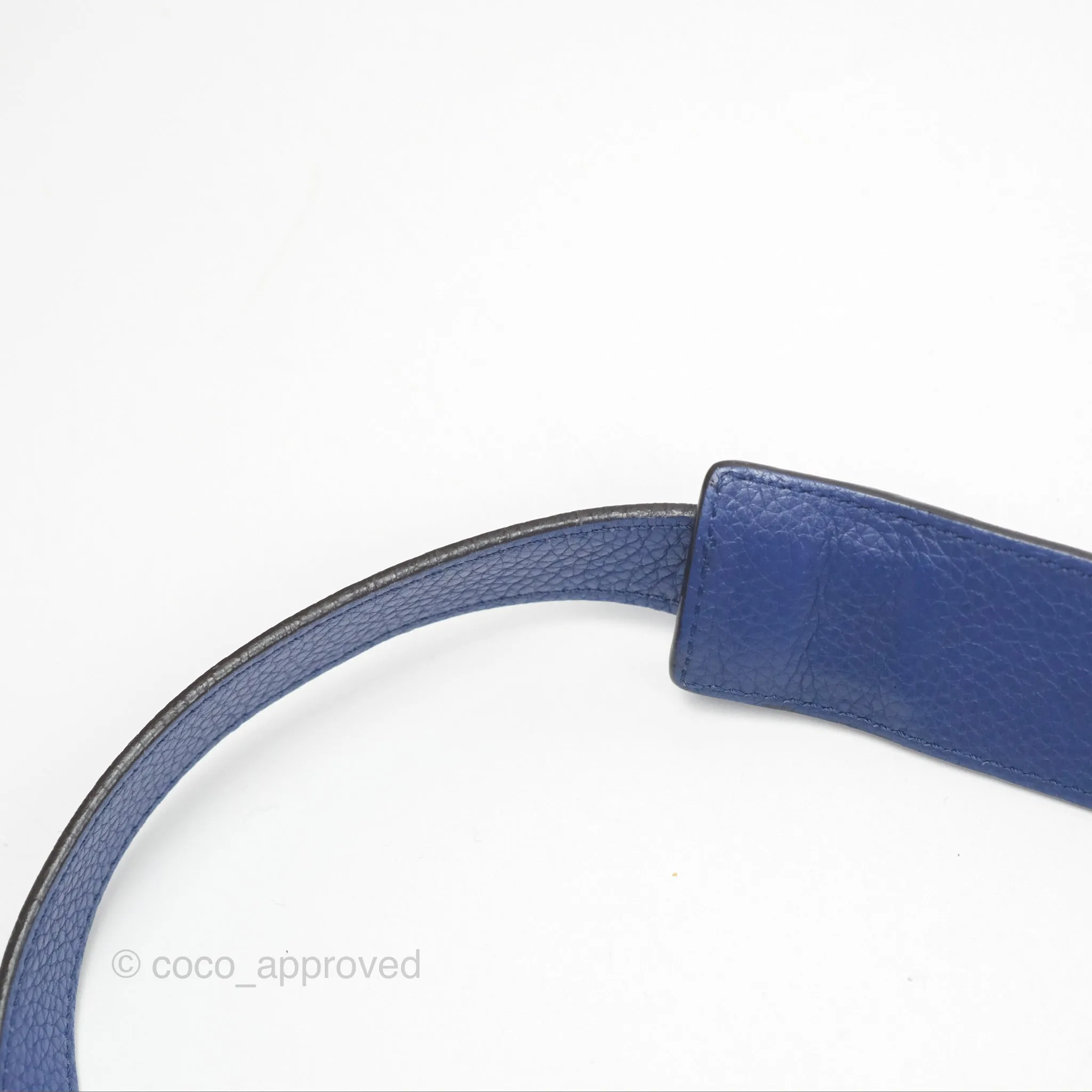 Celine Small Sleek Trapeze Blue Calfskin
