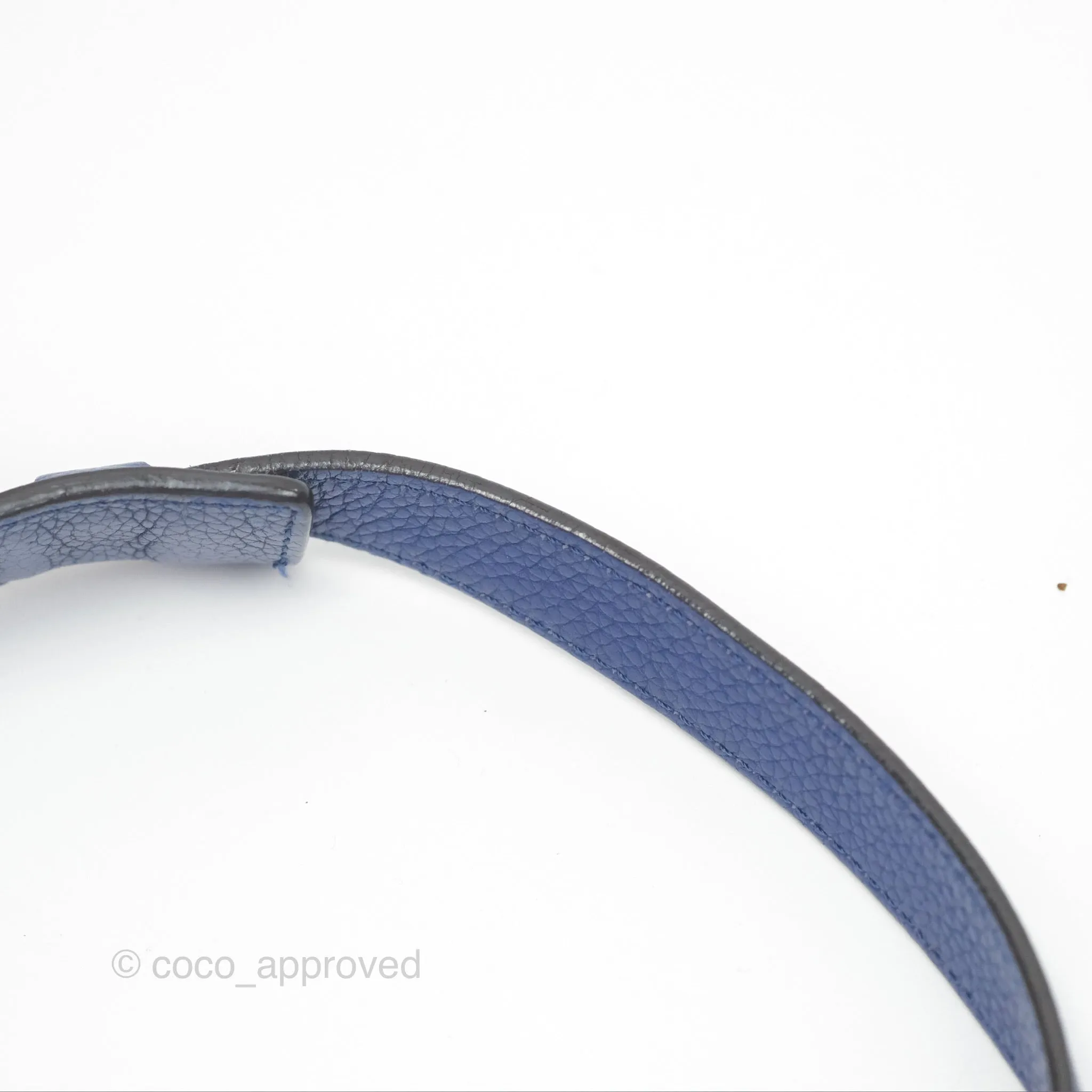 Celine Small Sleek Trapeze Blue Calfskin