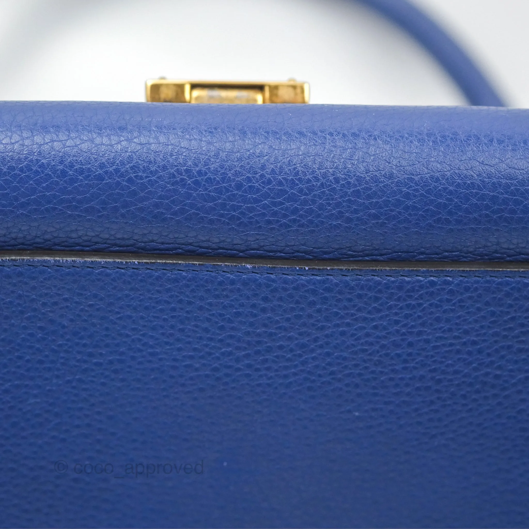 Celine Small Sleek Trapeze Blue Calfskin