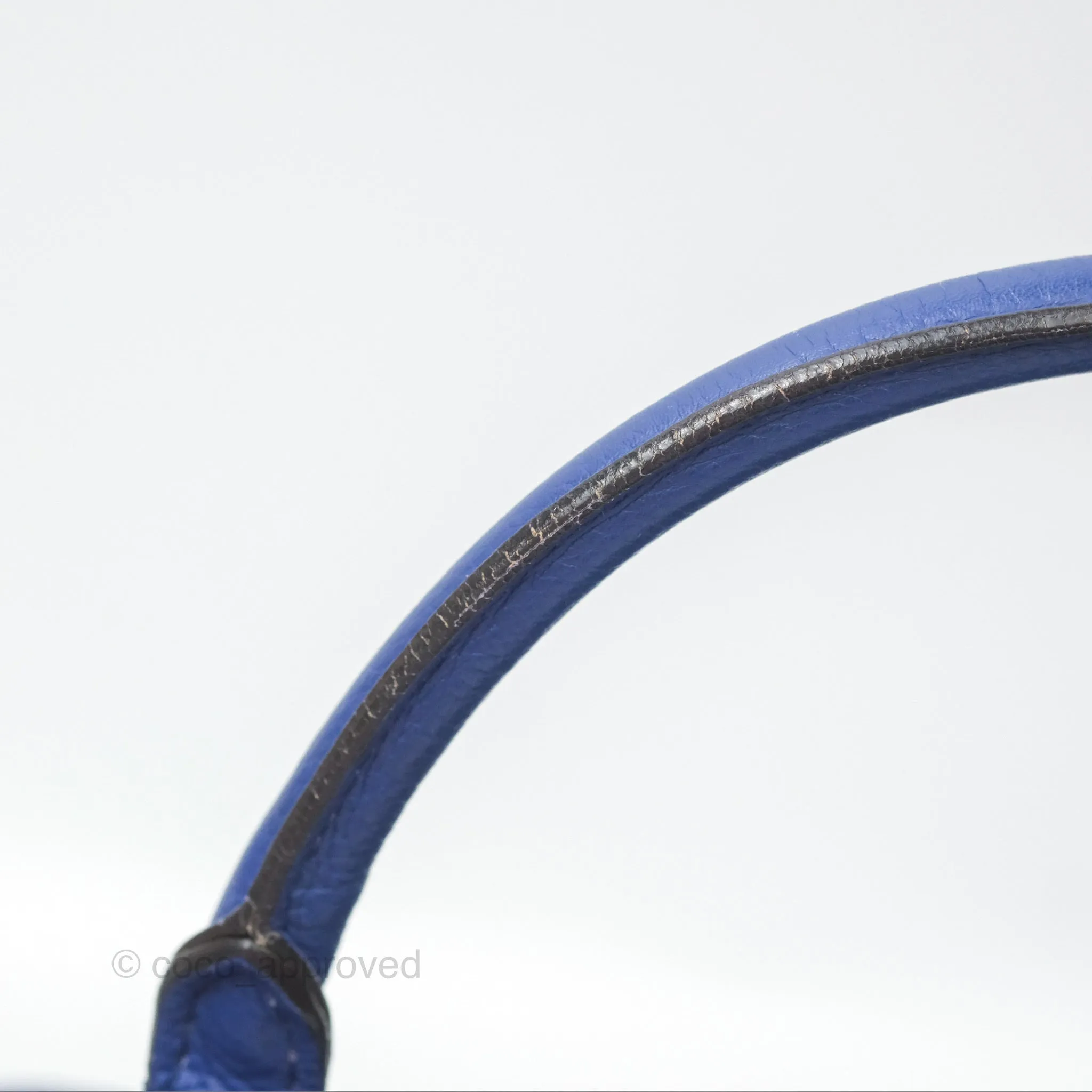 Celine Small Sleek Trapeze Blue Calfskin