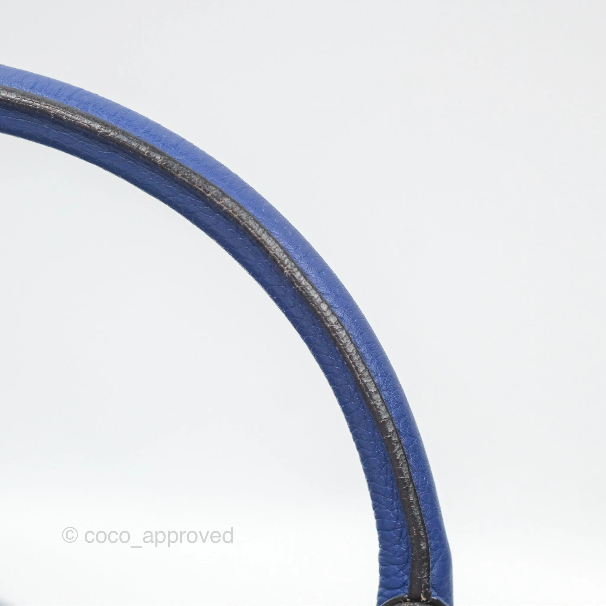Celine Small Sleek Trapeze Blue Calfskin
