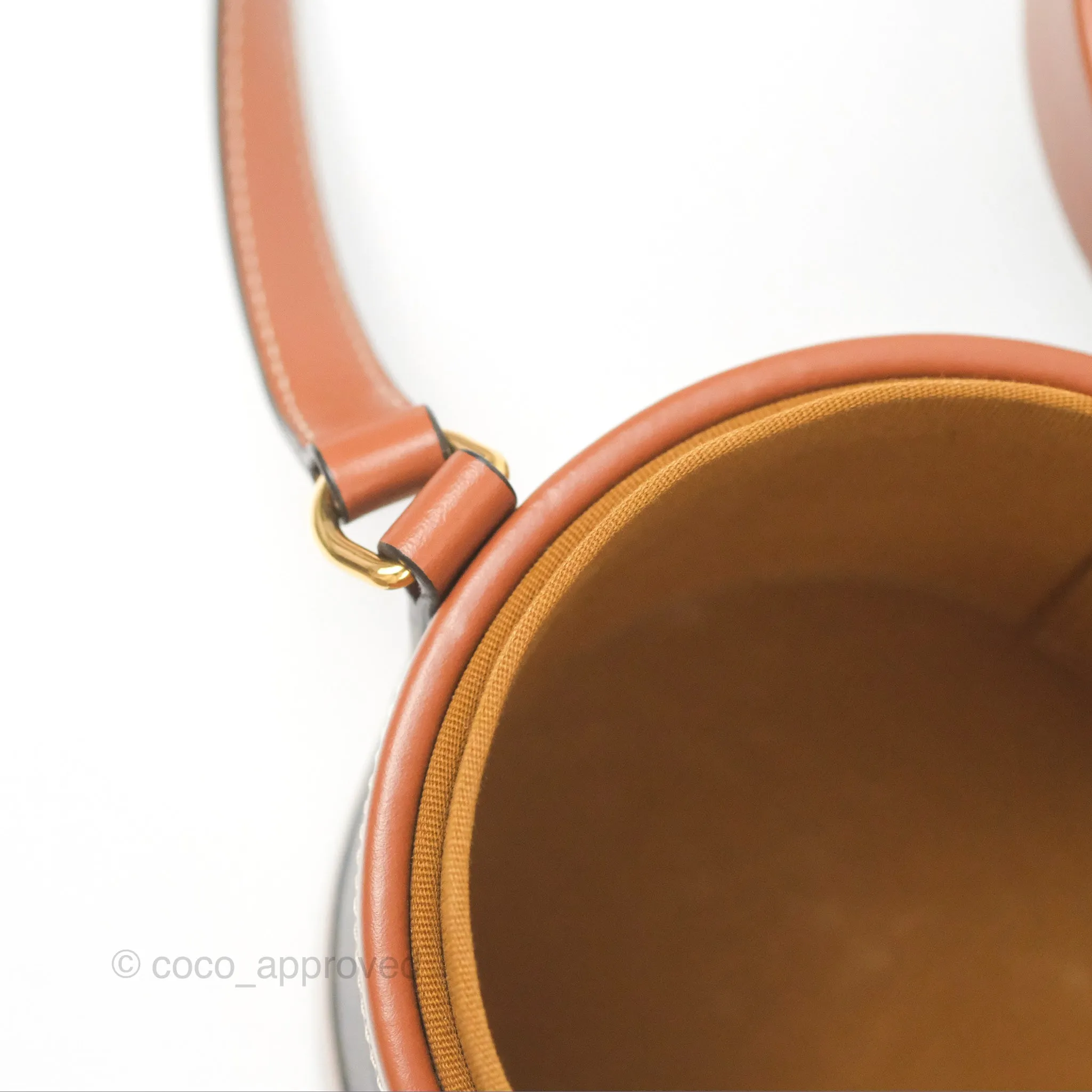 Celine Small Tambour Triomphe Canvas