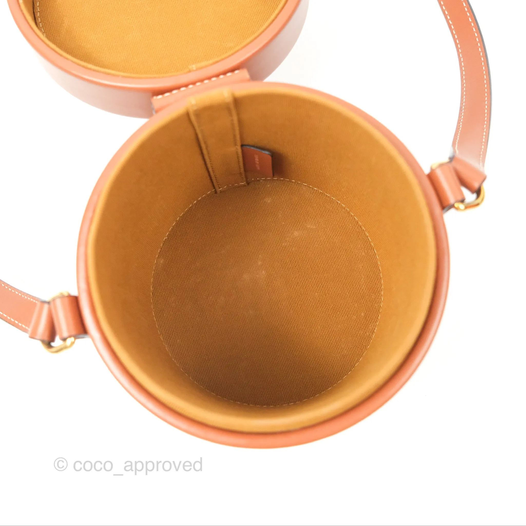 Celine Small Tambour Triomphe Canvas