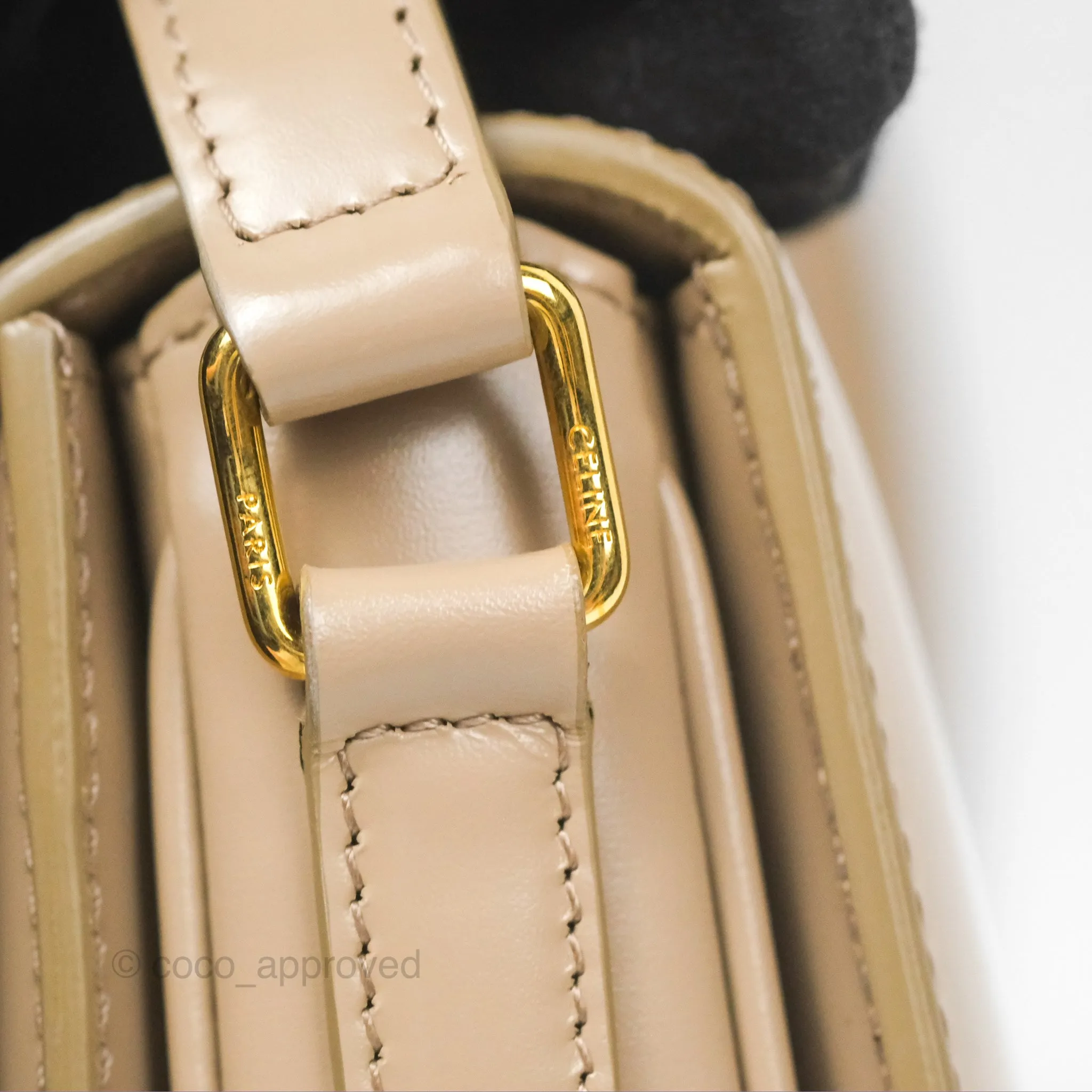 Celine Teen Besace Safari Shiny Calfskin