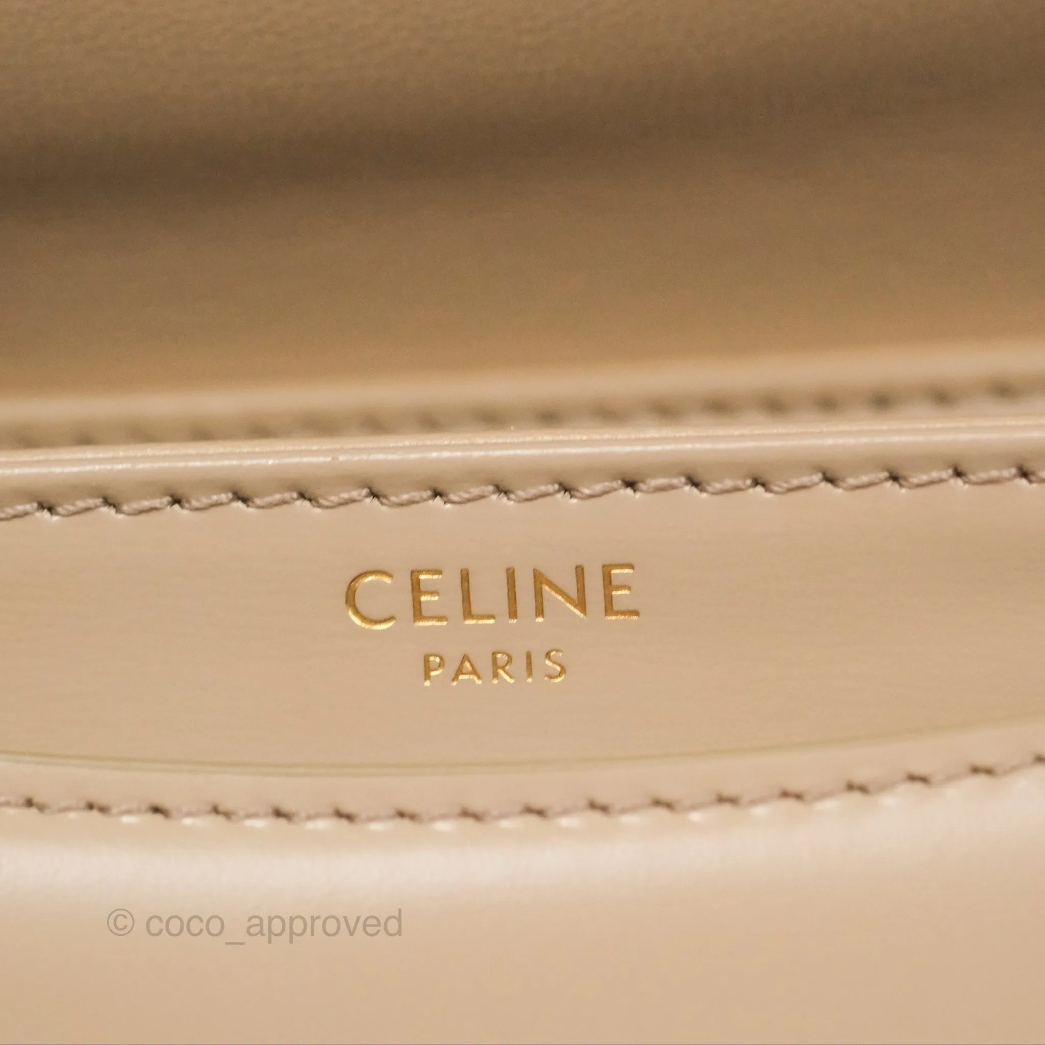 Celine Teen Besace Safari Shiny Calfskin