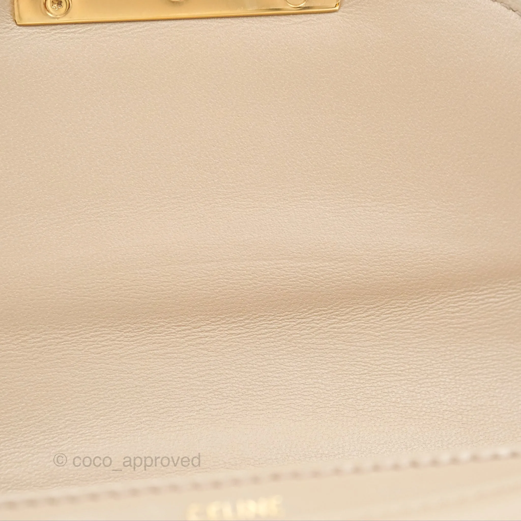 Celine Teen Besace Safari Shiny Calfskin