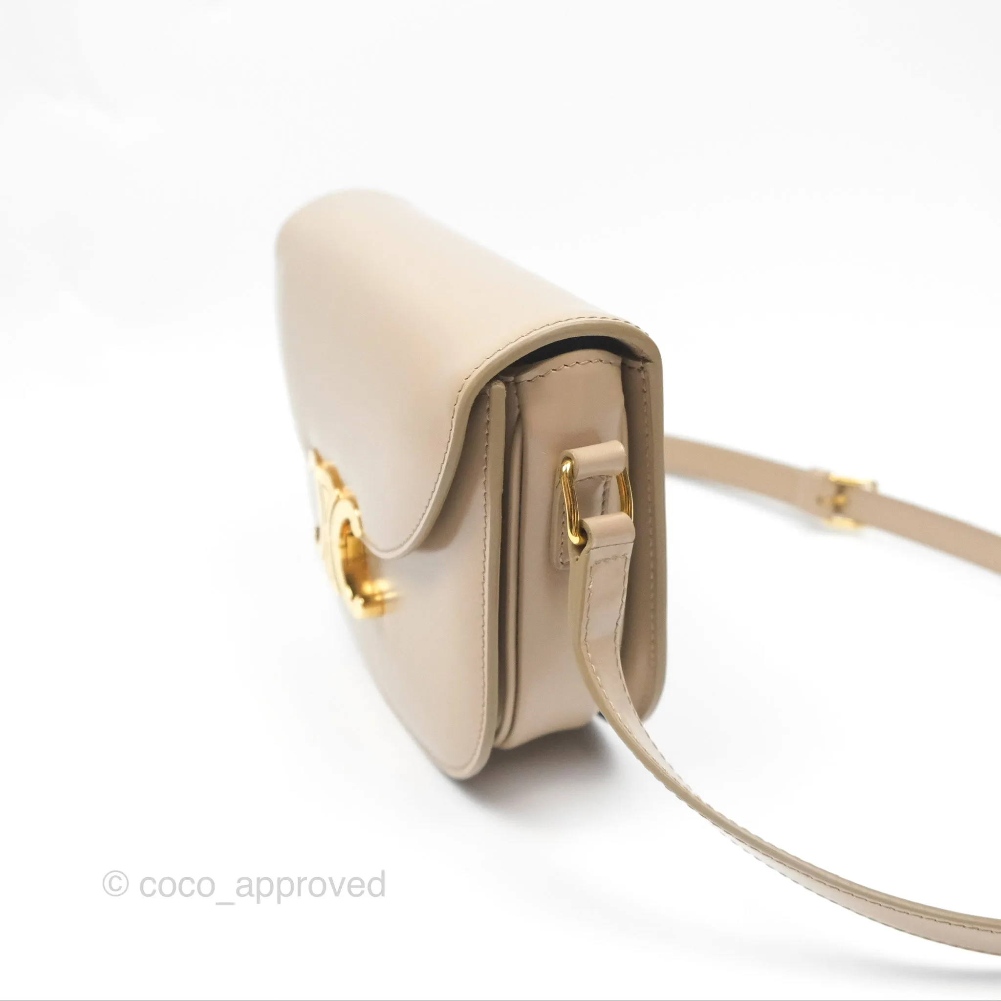 Celine Teen Besace Safari Shiny Calfskin