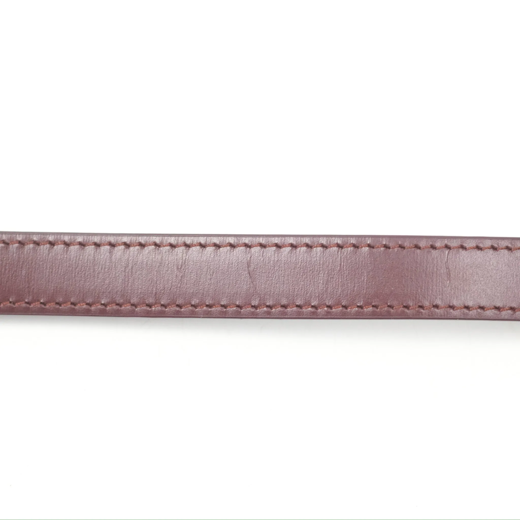 Celine Teen Classic Box Flap Burgundy Calfskin