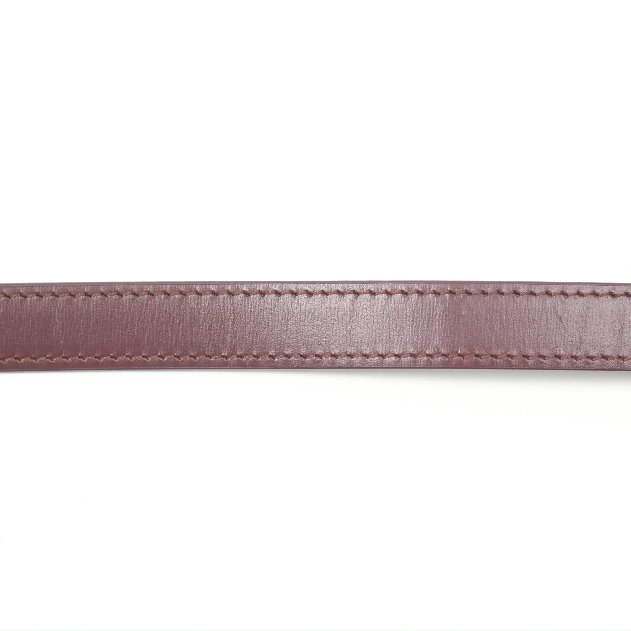 Celine Teen Classic Box Flap Burgundy Calfskin
